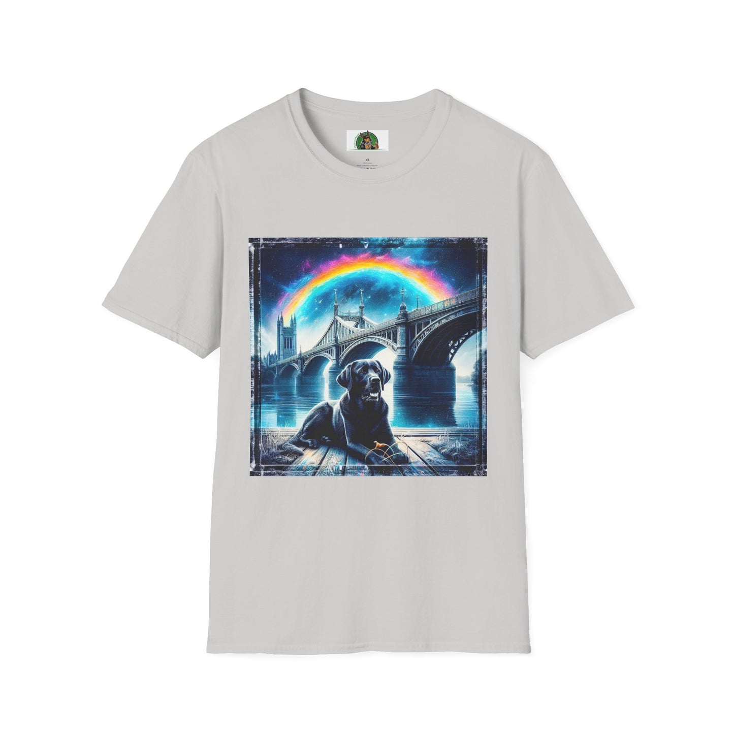 Labrador Retriever T-Shirt Printify S Ice Grey