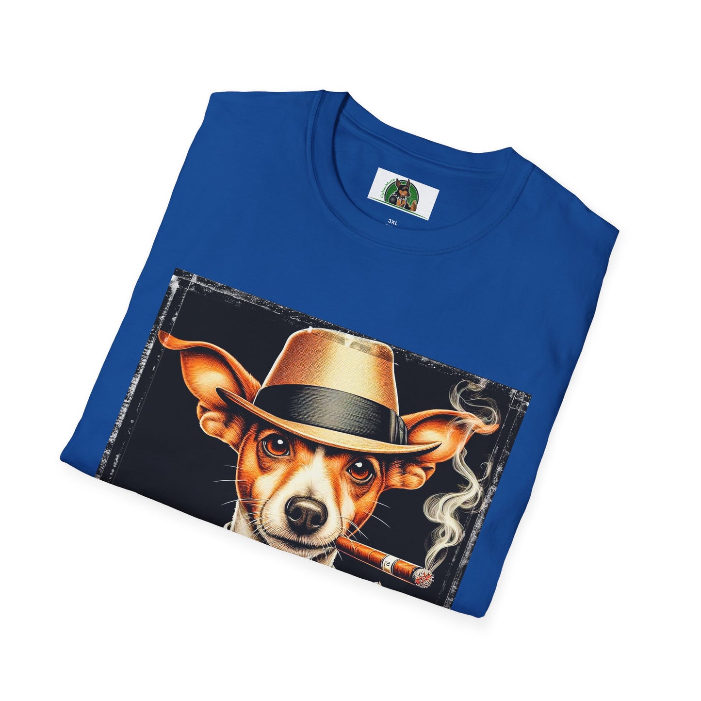 Rat Terrier T-Shirt cigars and whiskey T-Shirt Printify