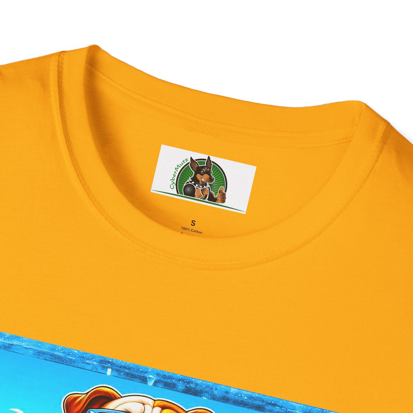 Bulldog surfing fun t shirt