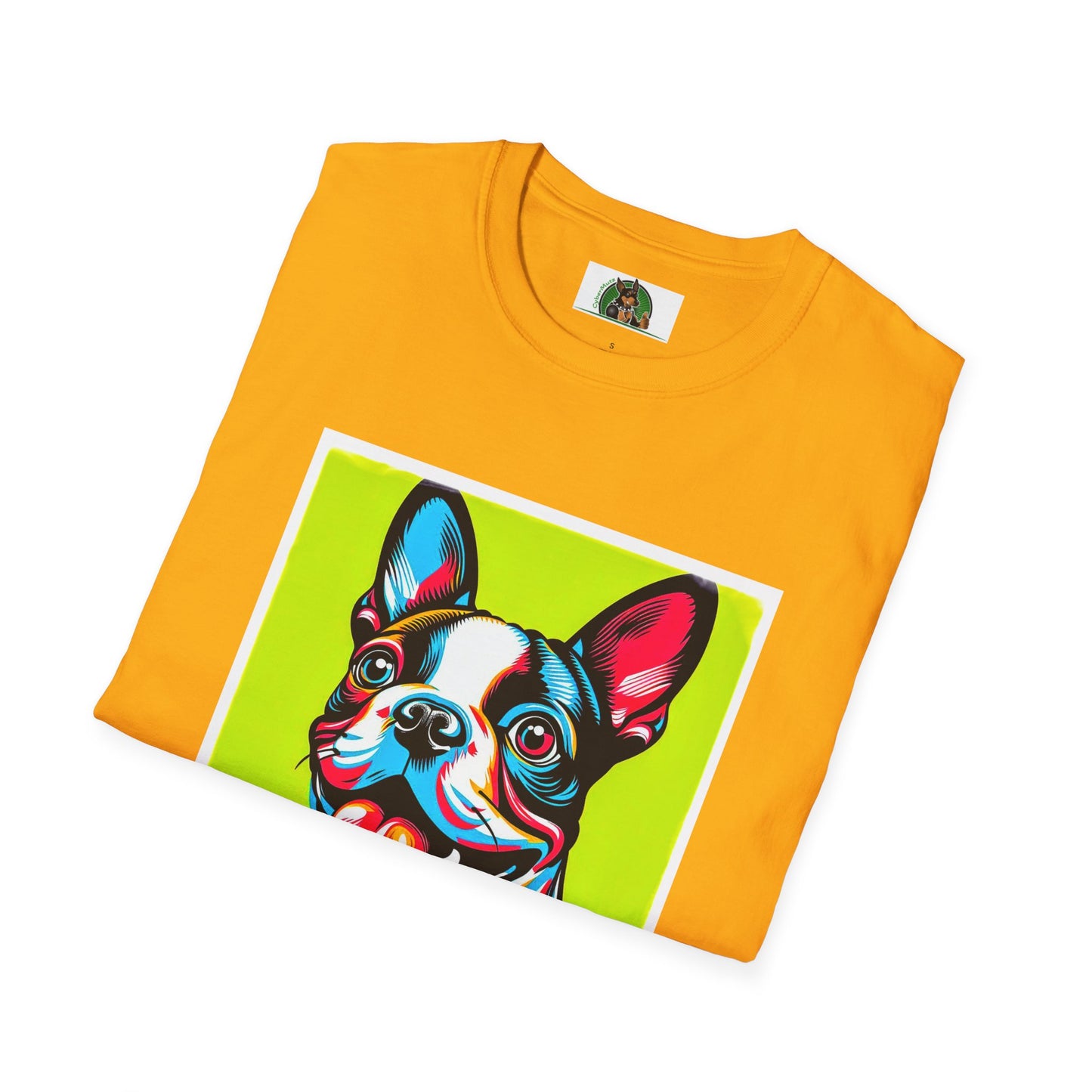 Boston Terrier Pop Art TShirt T-Shirt Printify