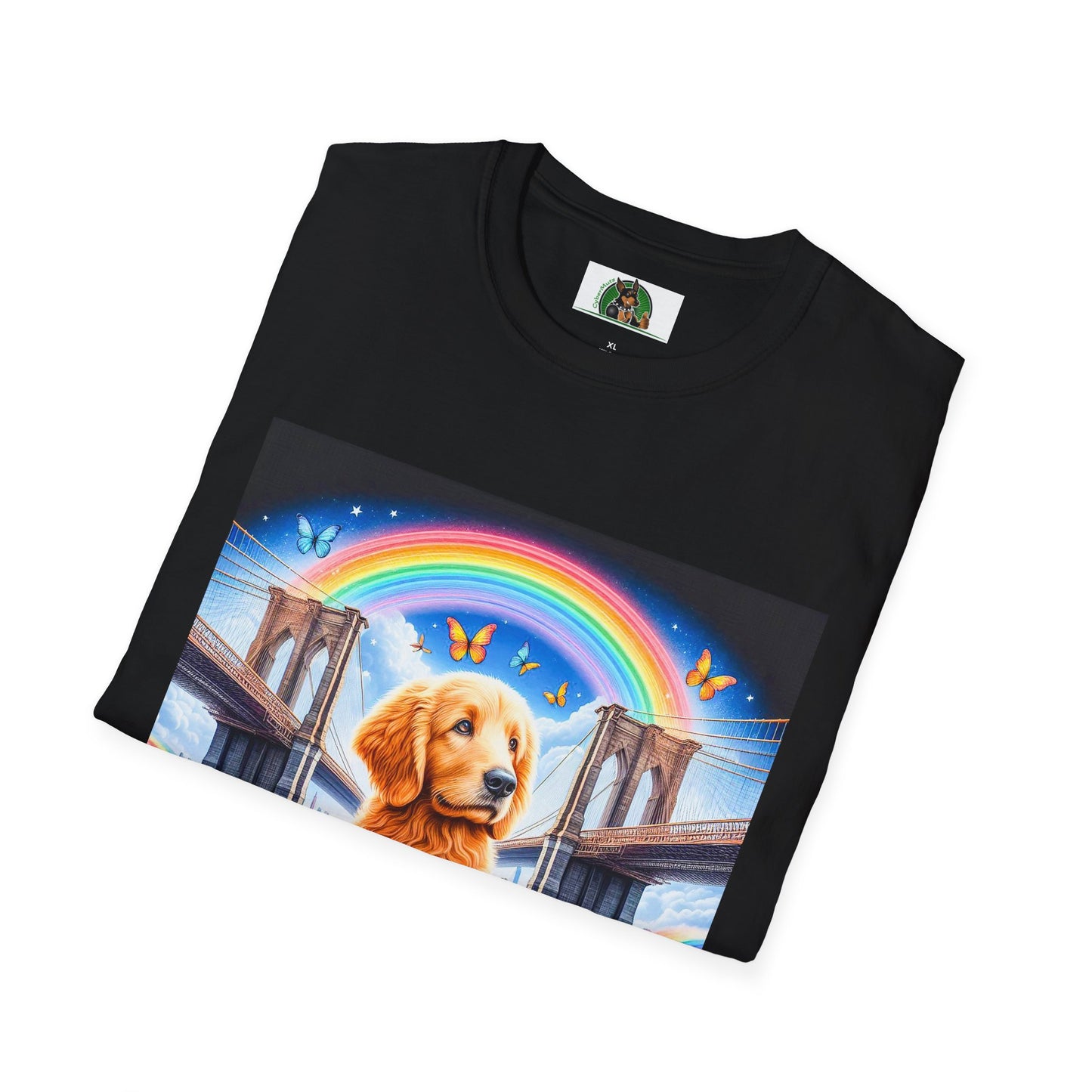 Golden Doodle rainbow shirt T-Shirt Printify