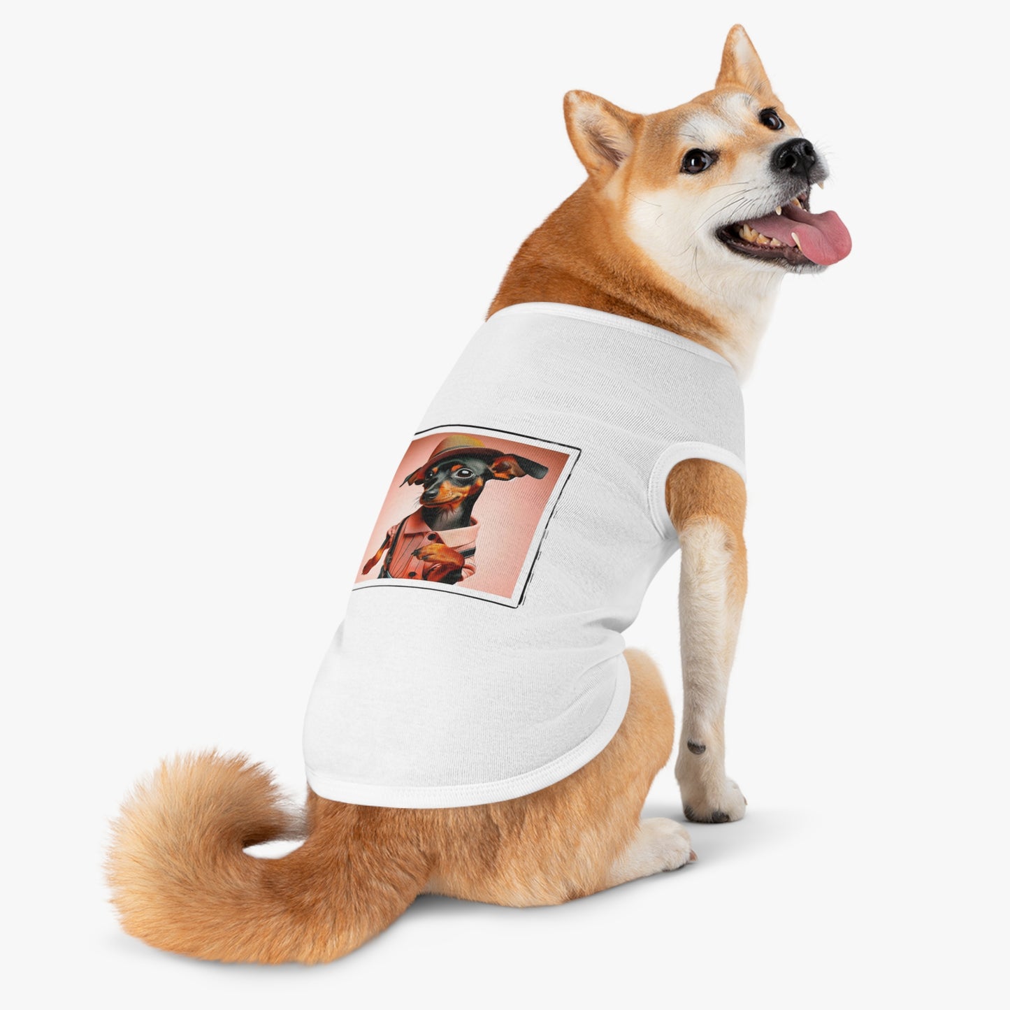 Dog Tank Top - Min Pin Tank Tops Pets Printify