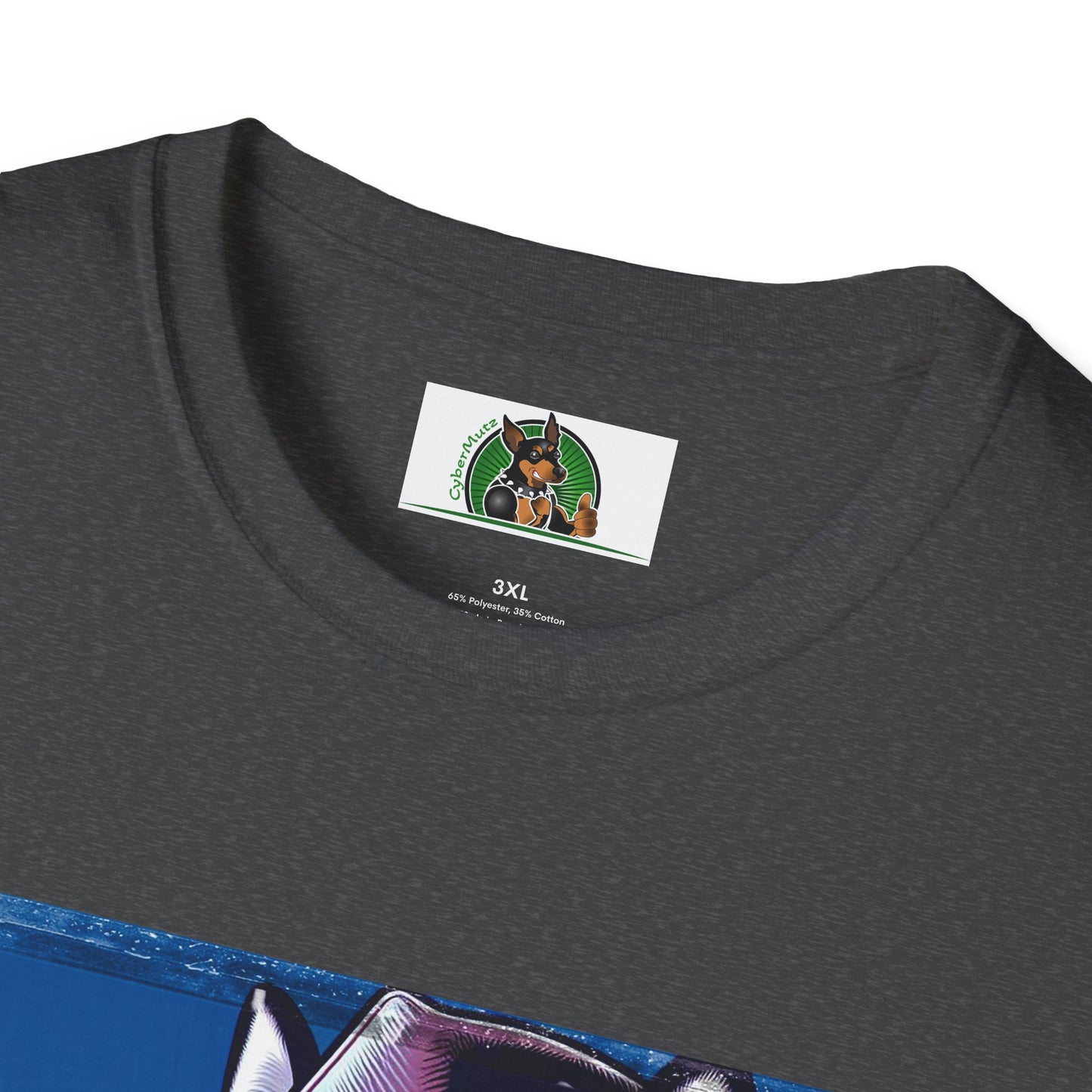 Husky smoking guy T-Shirt Printify