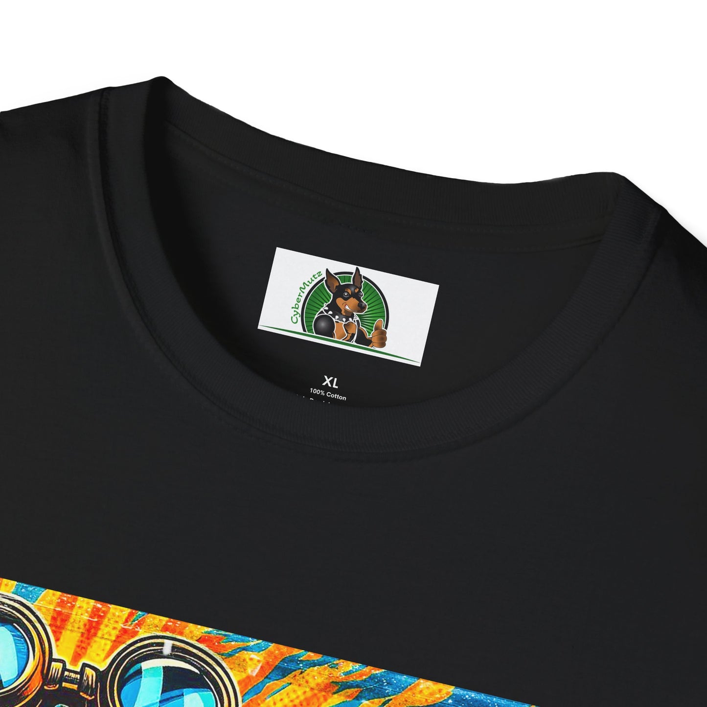 Pit Bull colorful steam punk shirt T-Shirt Printify