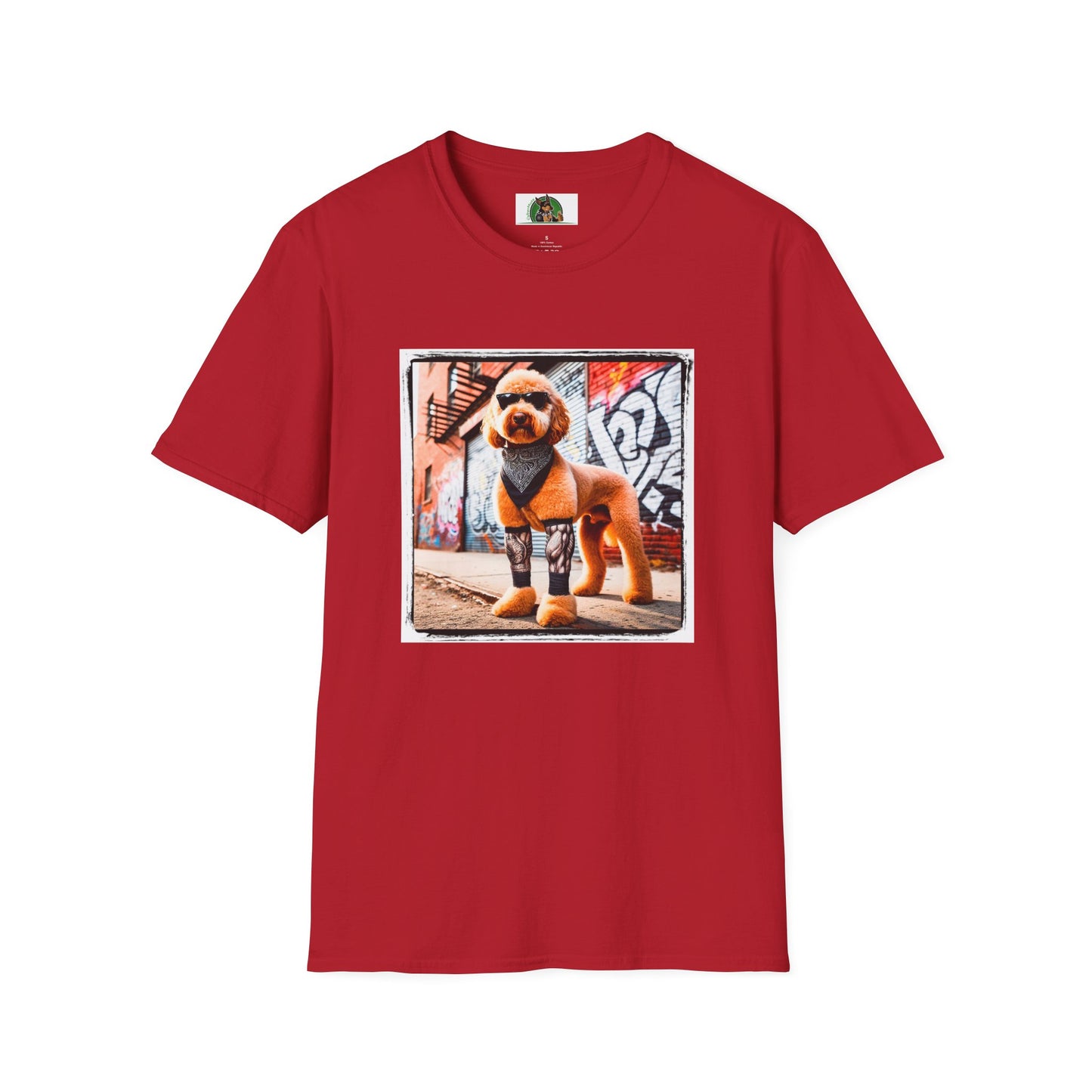 Shepadoodle T-Shirt Printify S Cherry Red