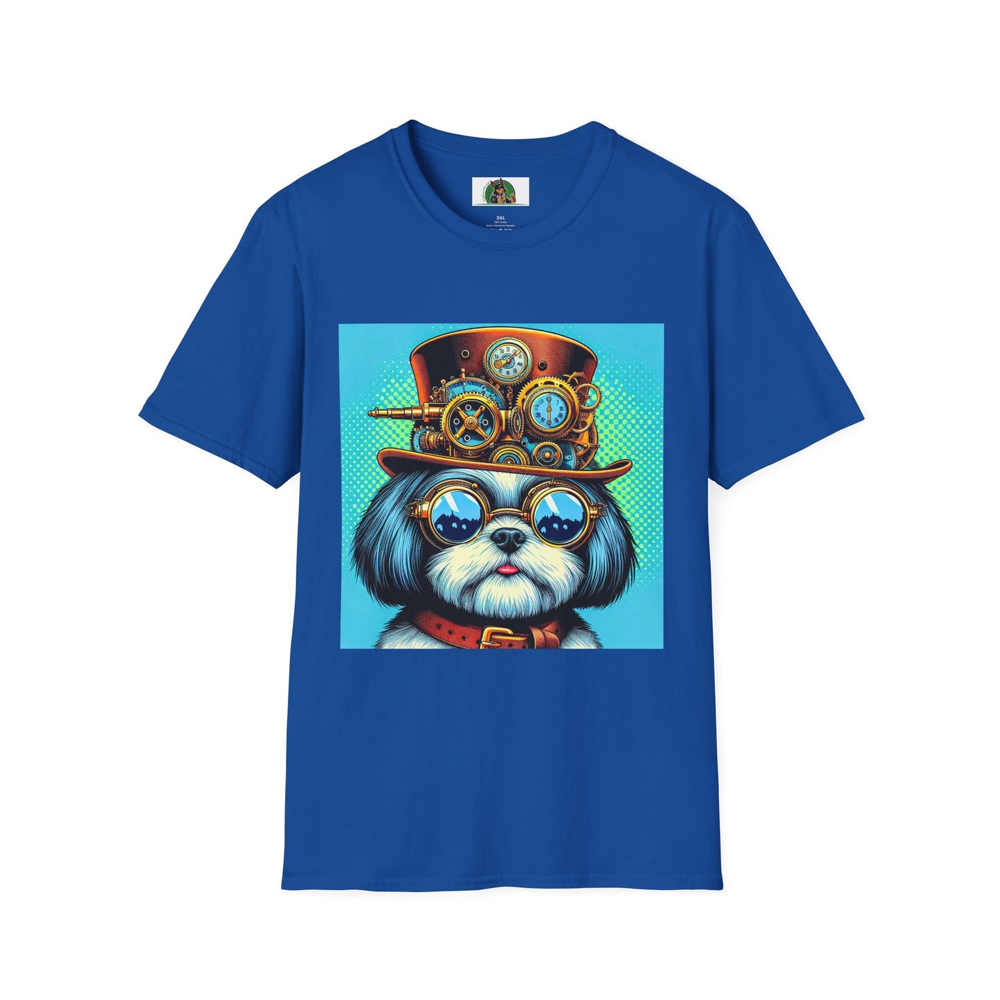 Shih Tzu steam punk cutie T-Shirt Printify XS Royal