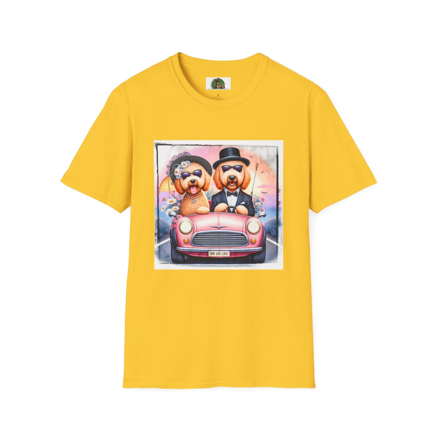 Wacky Golden Doodle wedding day shirt T-Shirt Printify S Daisy