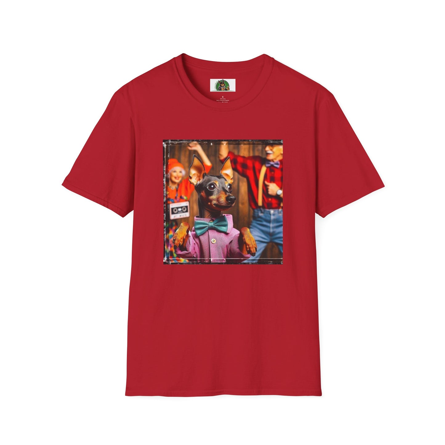 Min Pin T-Shirt party fun T-Shirt Printify S Cherry Red