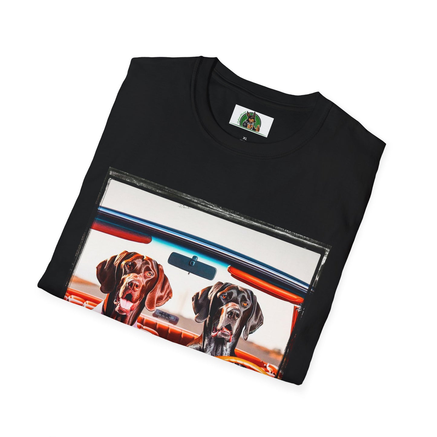 Wacky German Shorthaired Pointer friends hangout t shirt T-Shirt Printify