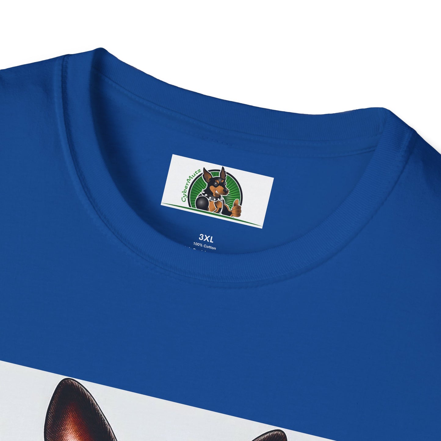 Boston Terrier Dog In Blue Suit TShirt T-Shirt Printify
