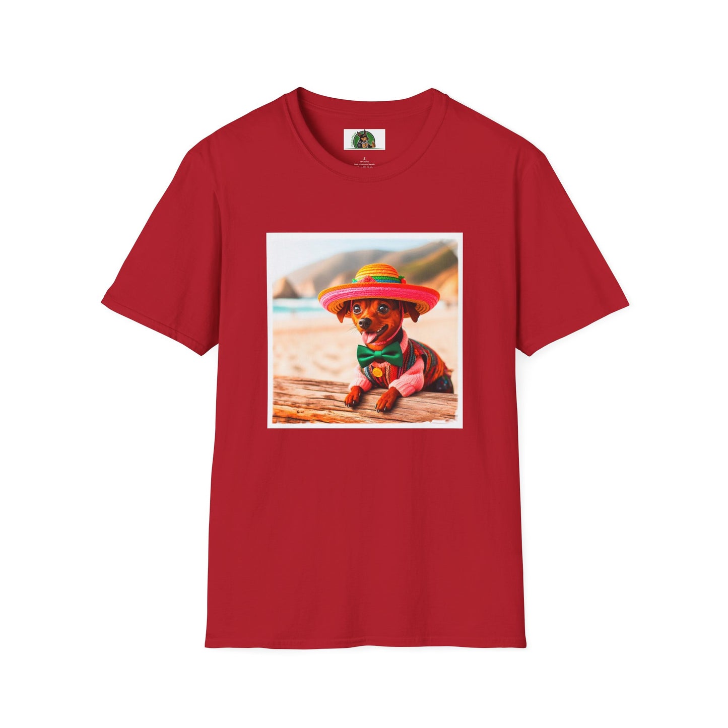 Min Pin T-Shirt fiesta fun T-Shirt Printify S Cherry Red