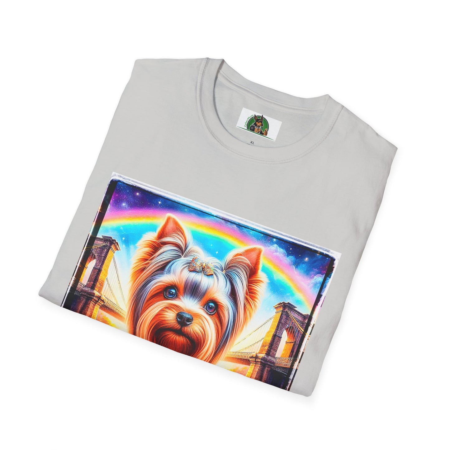 Yorkie rainbow bridge shirt