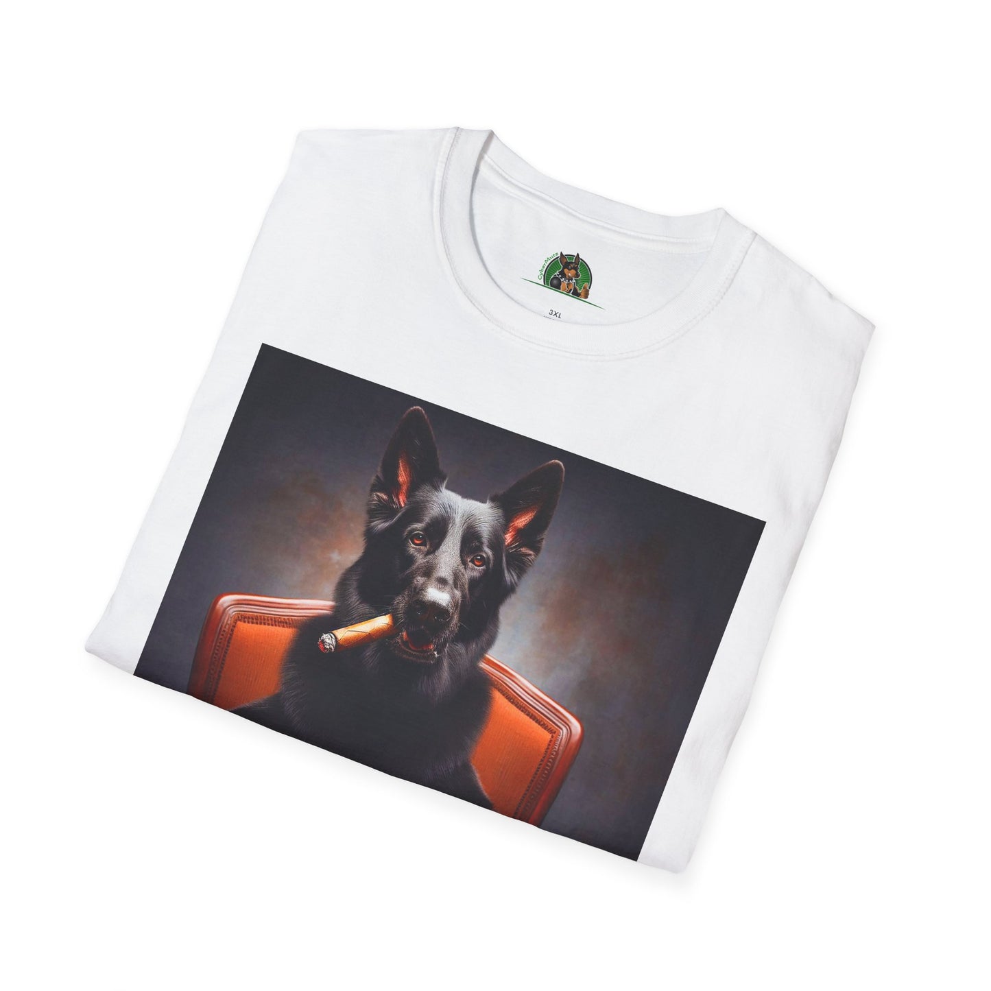 German Shepherd poker shirt T-Shirt Printify