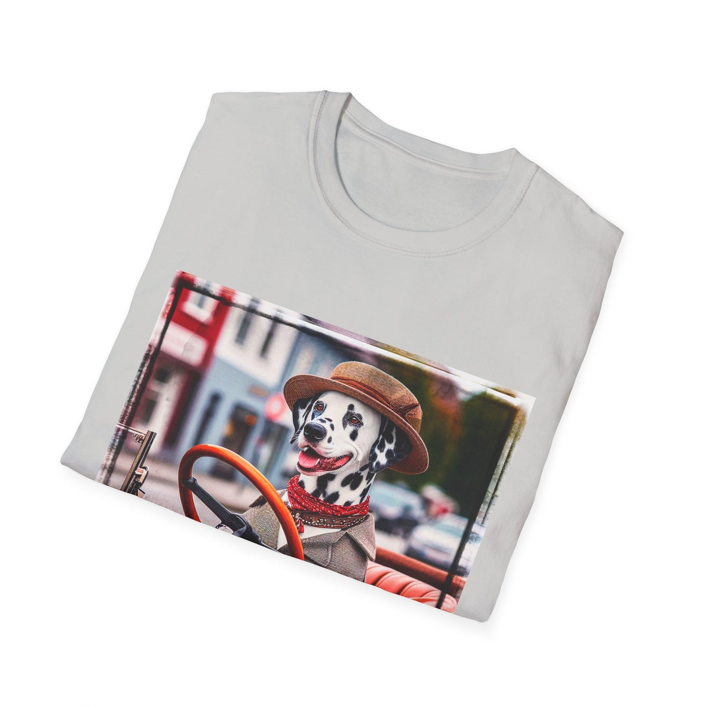 Dalmatian driving and cruising t shirt