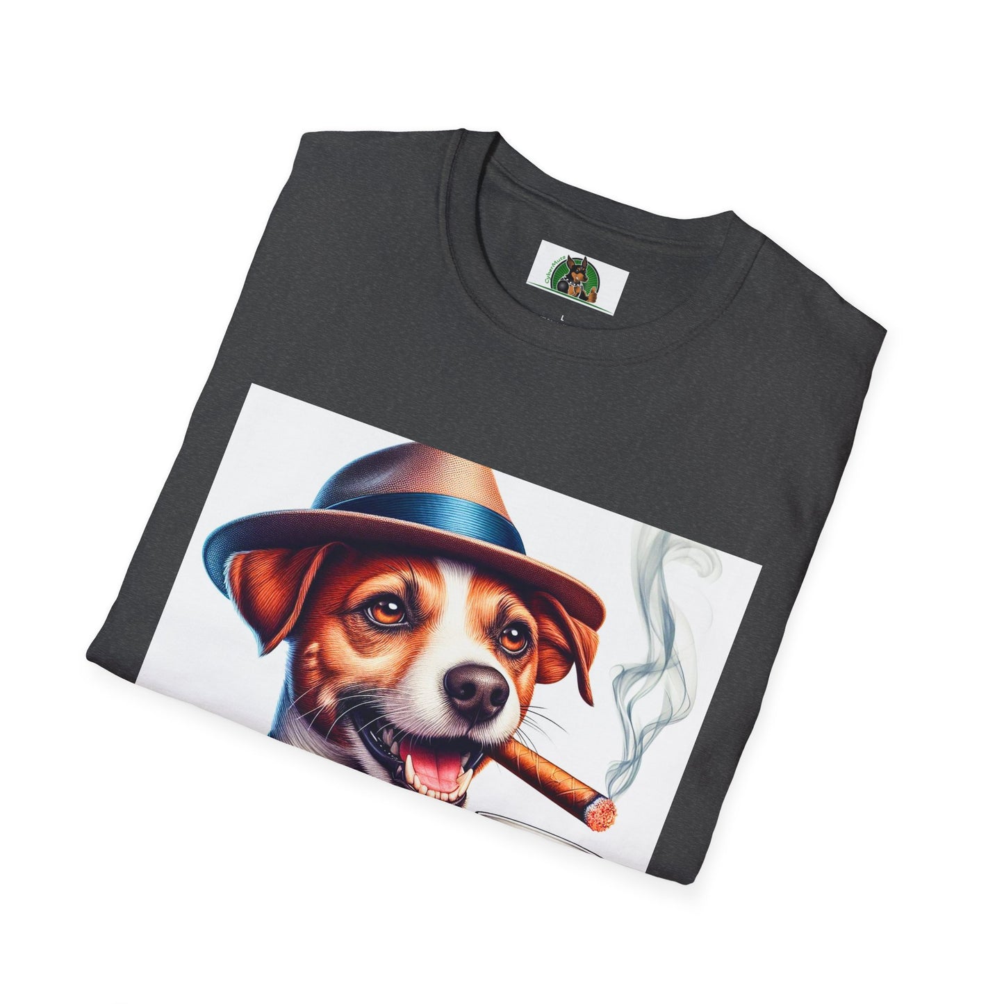 Jack Russell Stogey Whiskey T-Shirt Printify