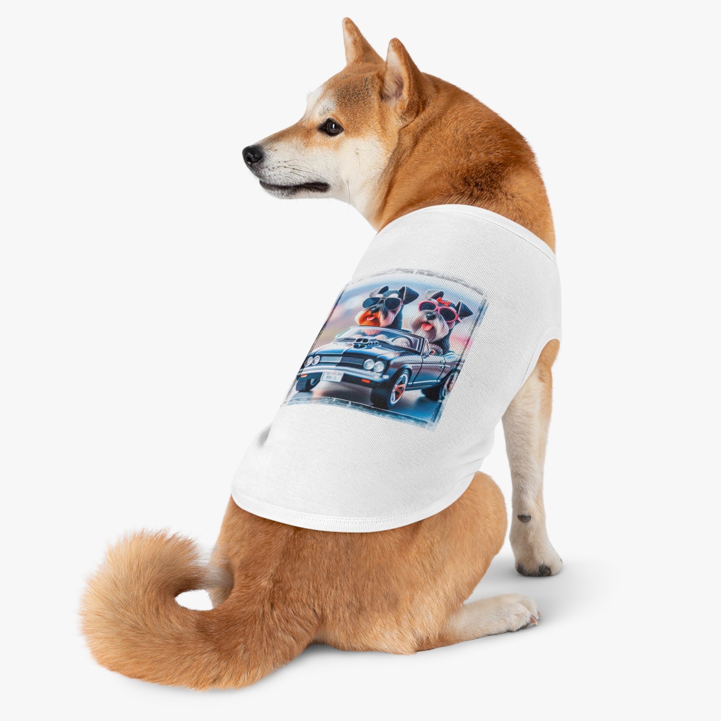 Miniature Schnauzers driving friends shirt