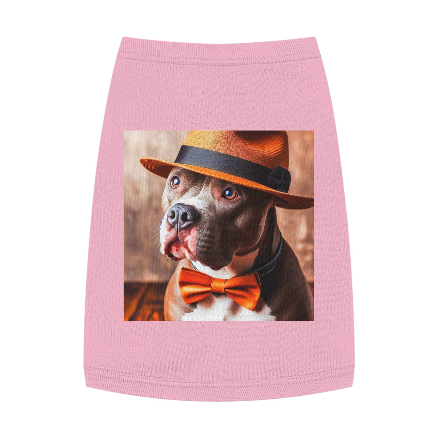 Pet Tank Top Pit Bull pretty boy Pets Printify M Pink