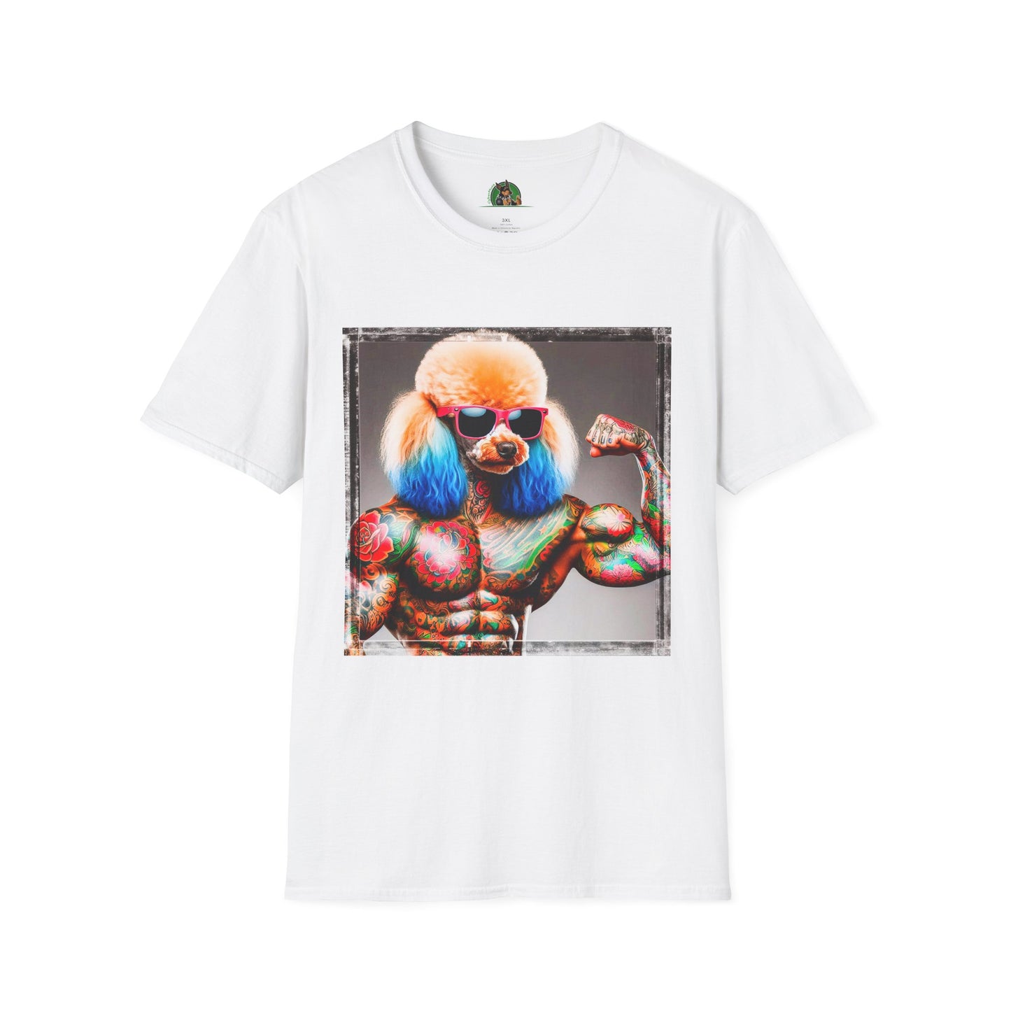 Poodle personal trainer shirt T-Shirt Printify XS White