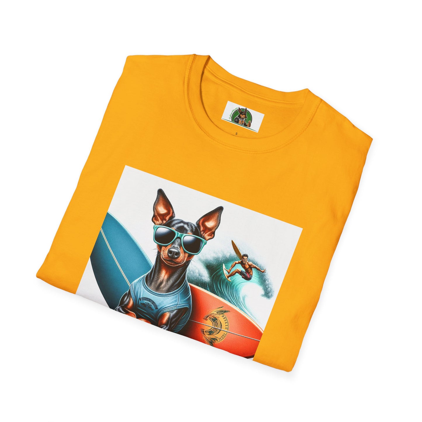 Min Pin T-Shirt surfing boy
