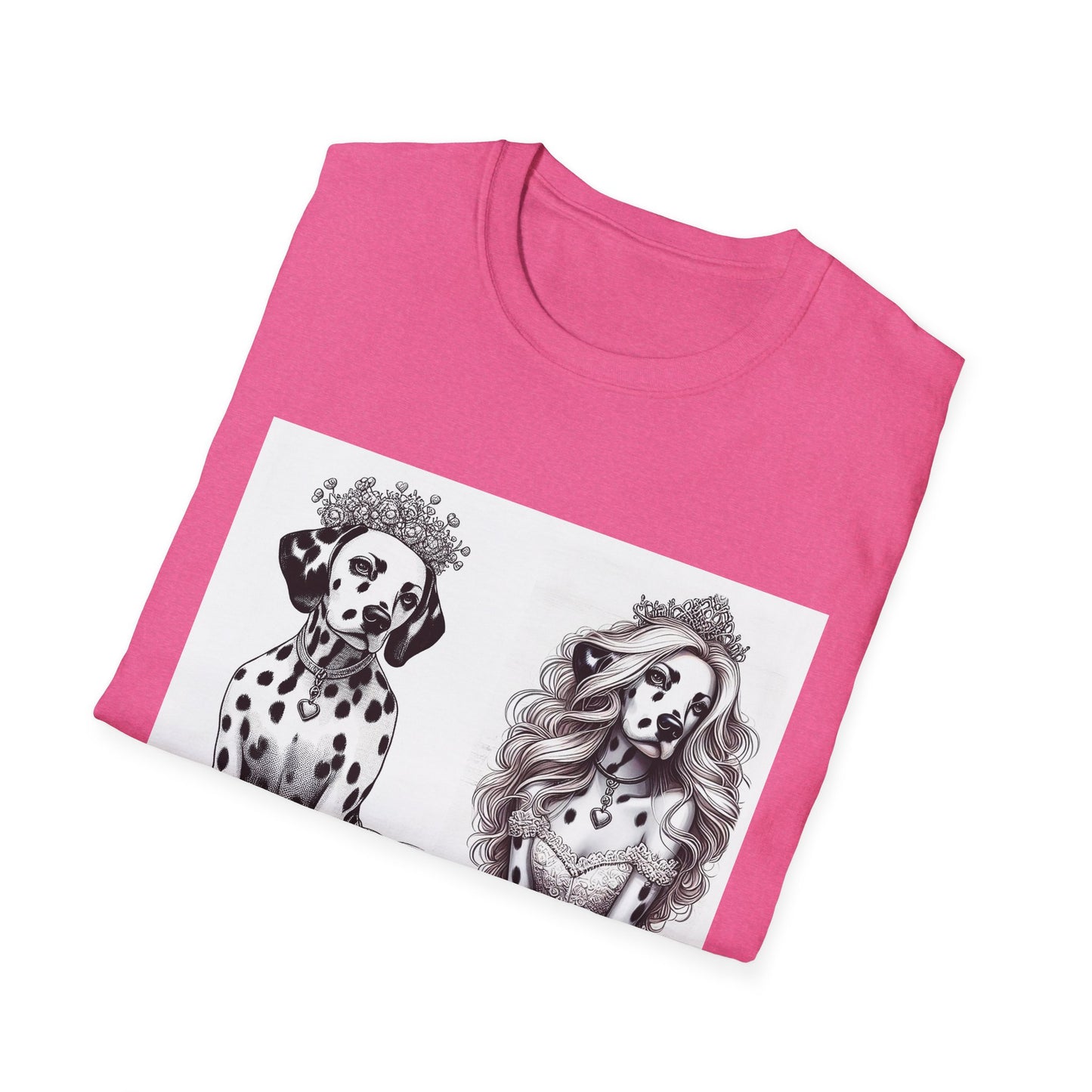 Dalmatian pretty couple t shirt