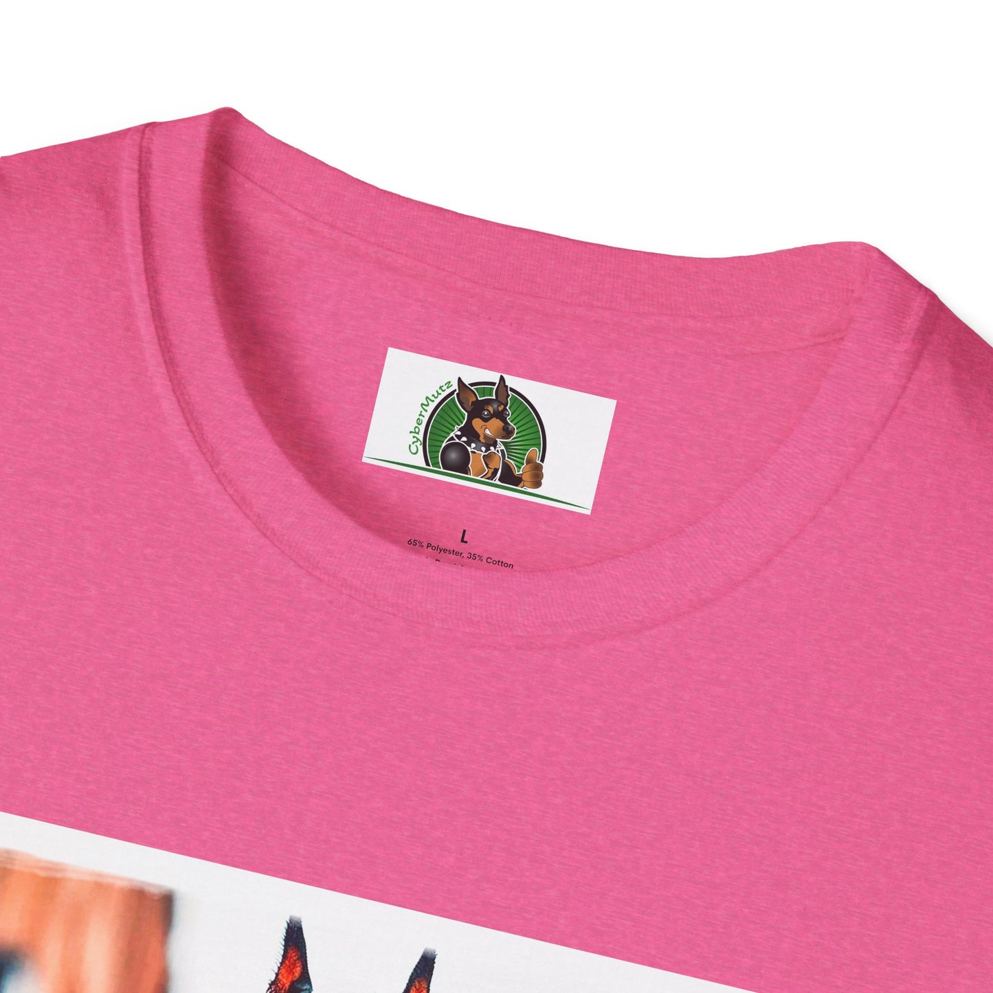 Doberman men in black t shirt