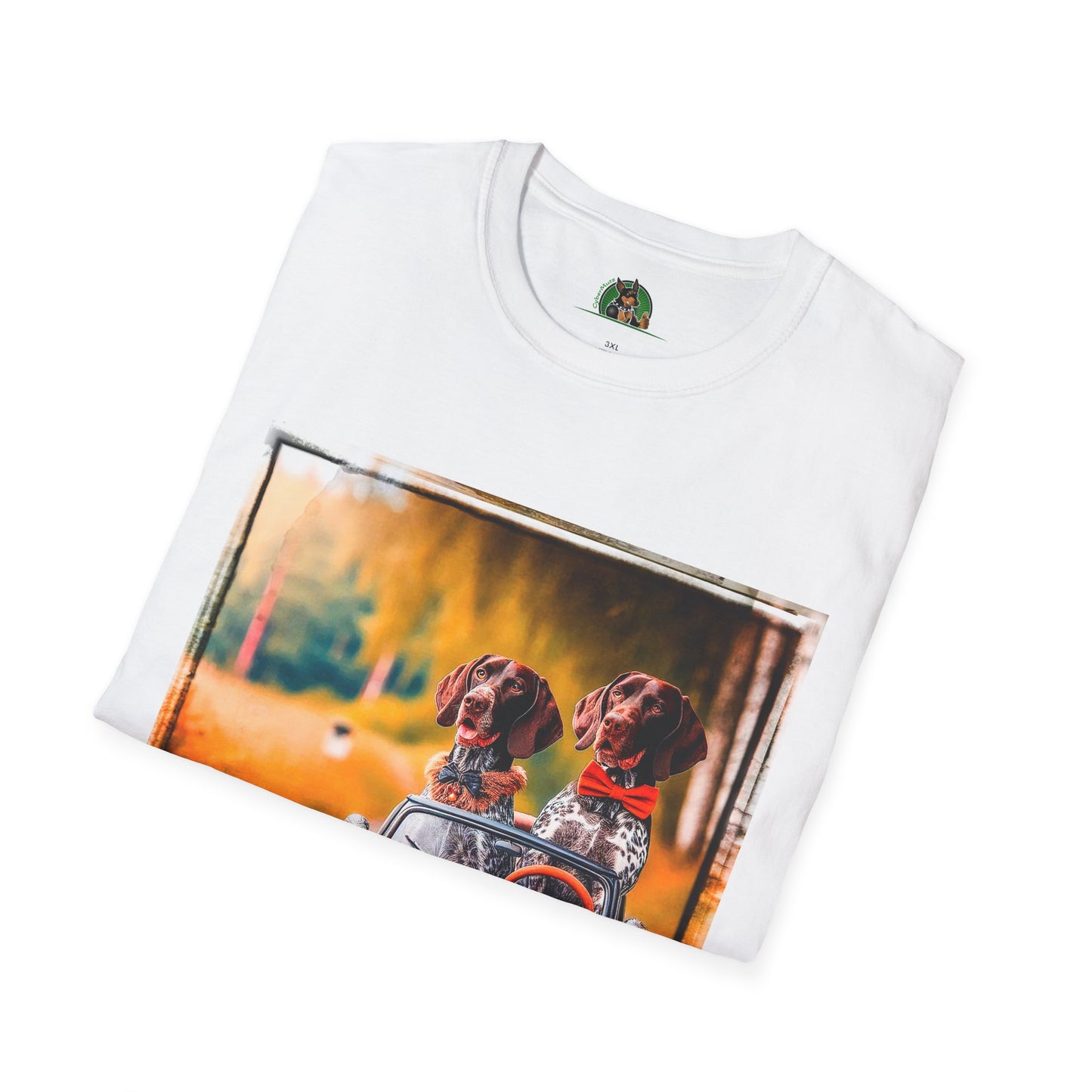 Wacky German Shorthaired Pointer happy friends t shirt T-Shirt Printify