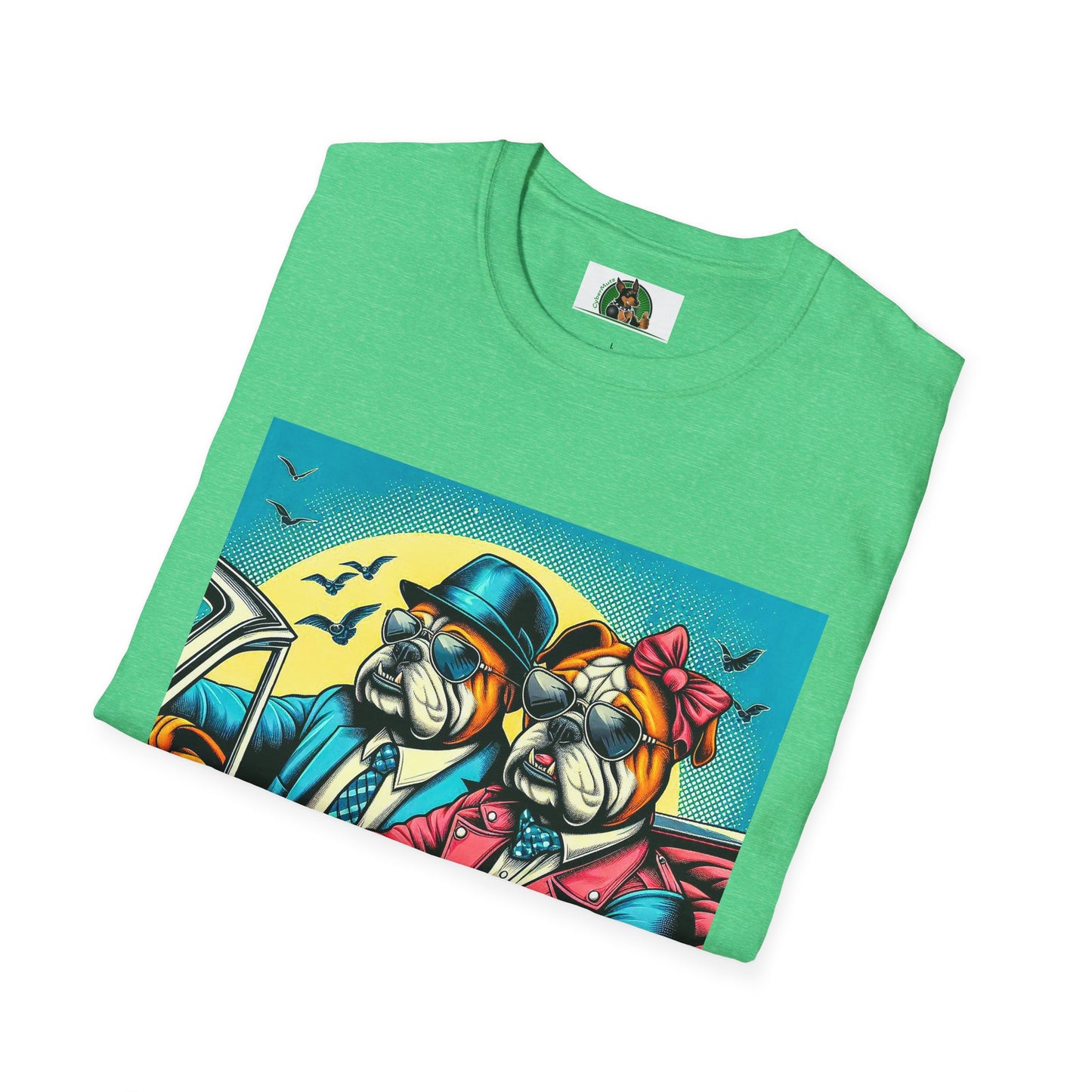 Wacky Bulldog couple t shirt
