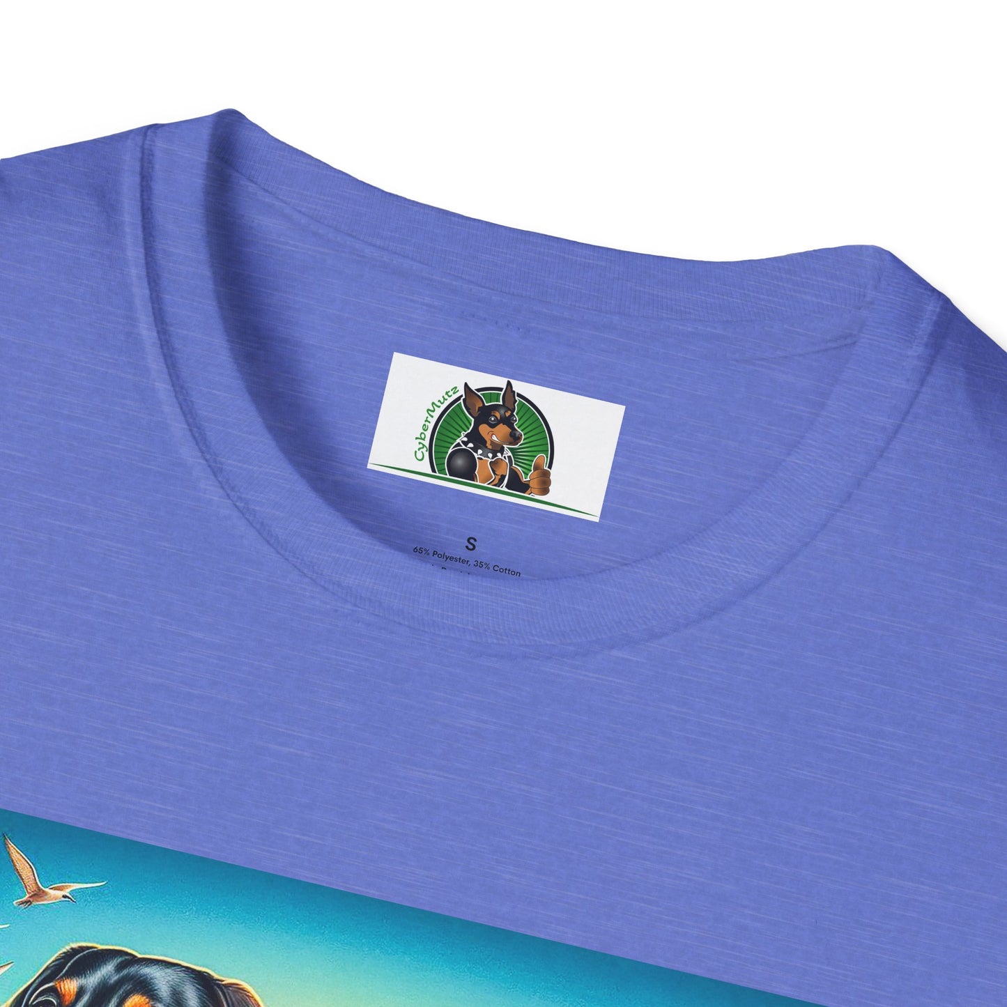 Dachshund car driving t shirt