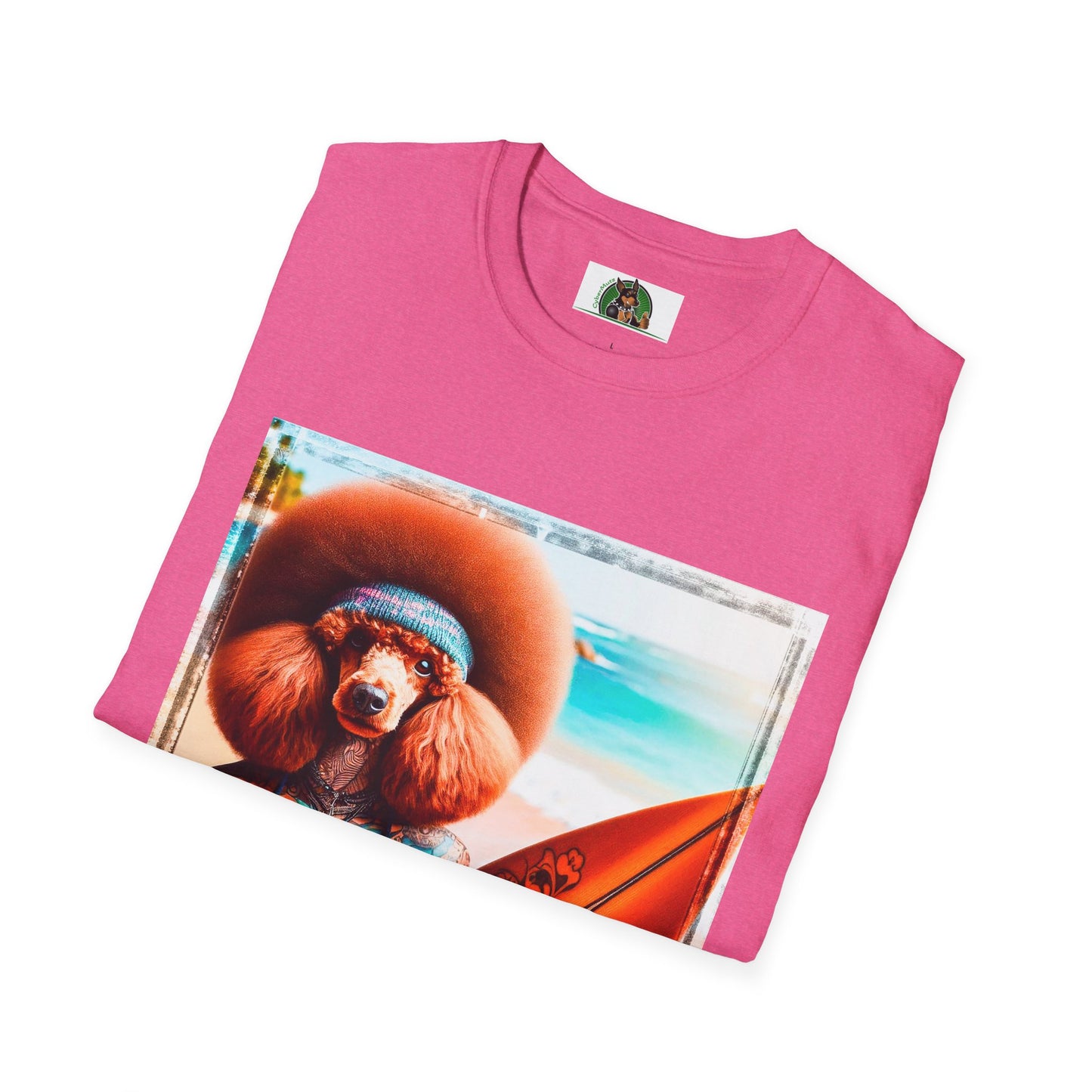 Poodle surfer babe shirt