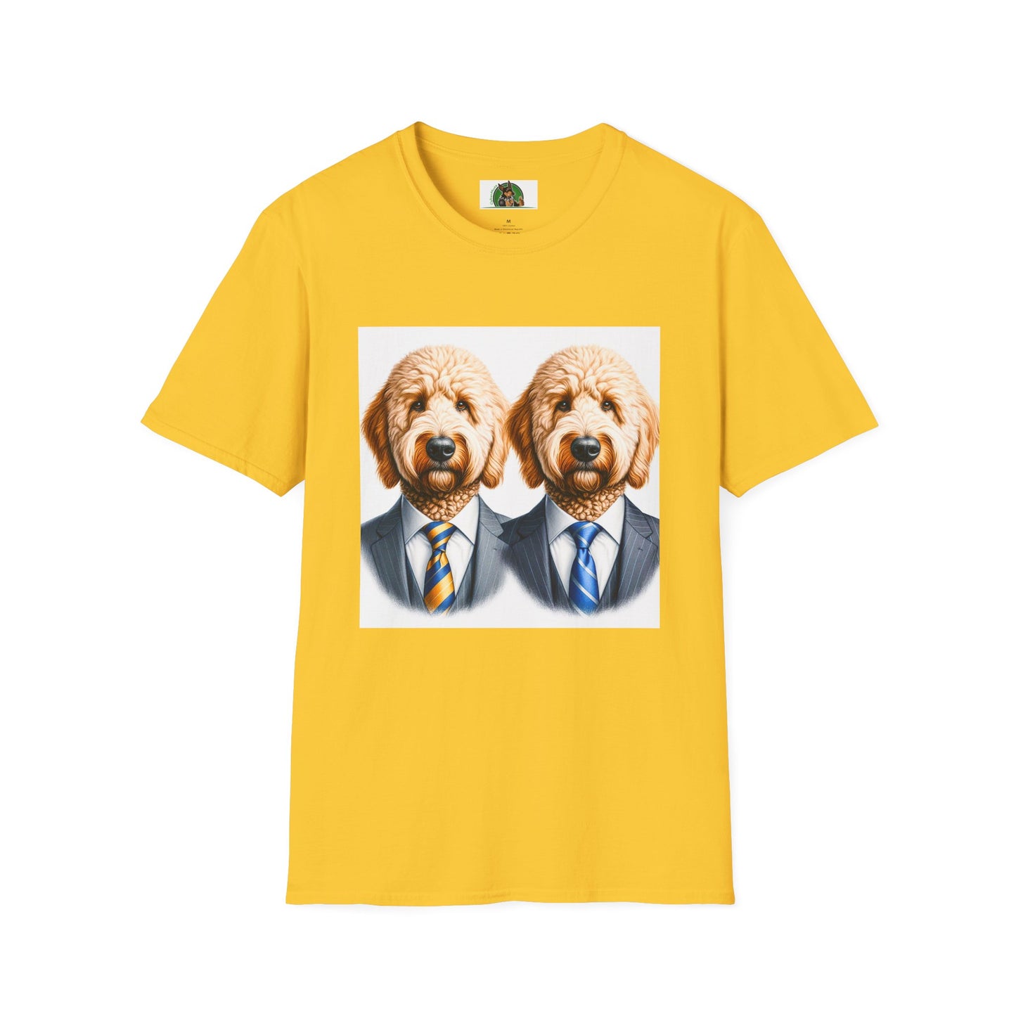 Golden Doodle two suits shirt T-Shirt Printify S Daisy