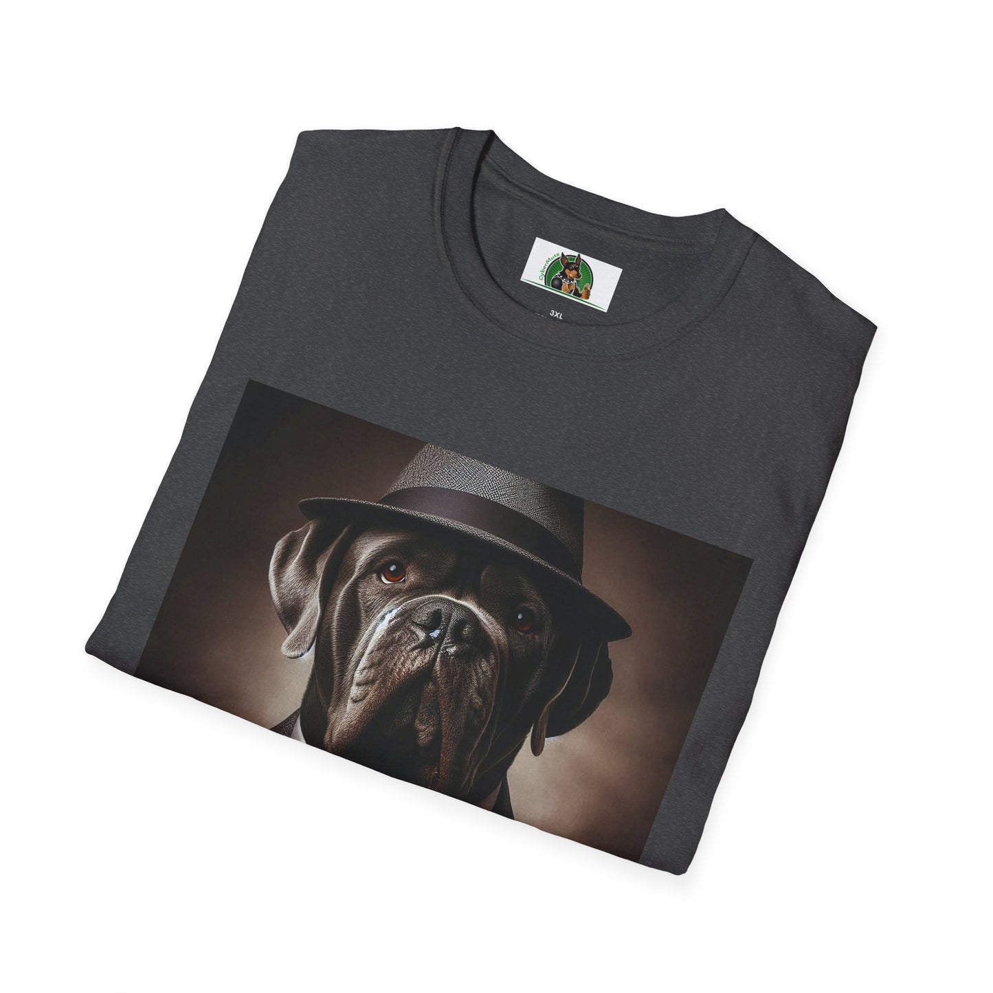 Cane Corso Dapper Dog TShirt T-Shirt Printify