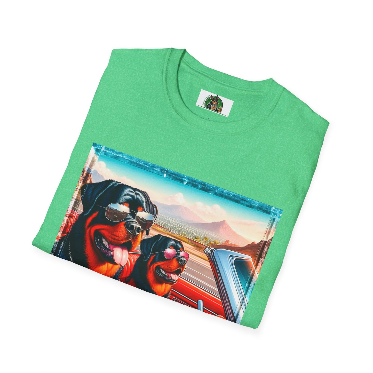 Wacky Rottweiler driving friends shirt