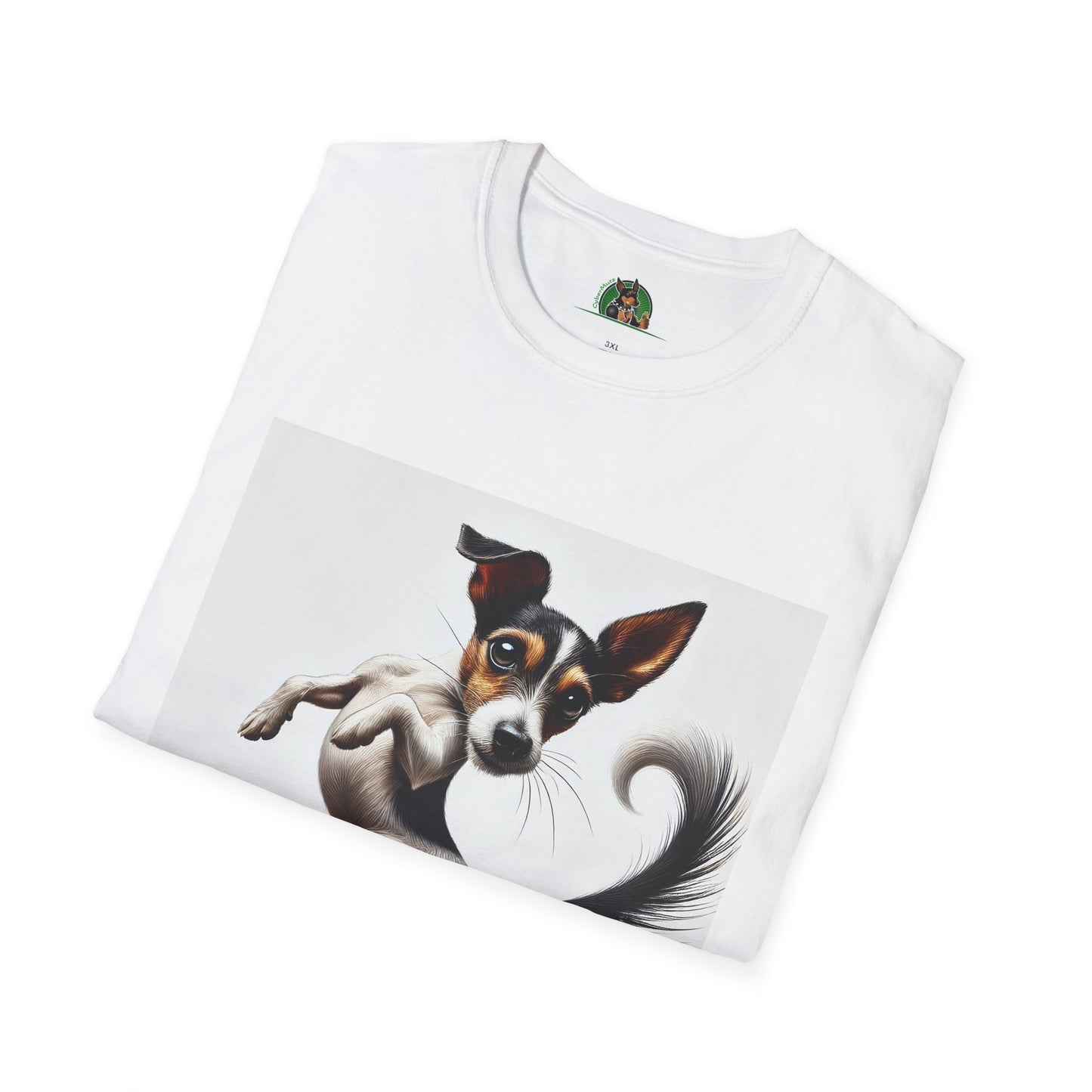 Dancing Rat Terrier T-Shirt T-Shirt Printify