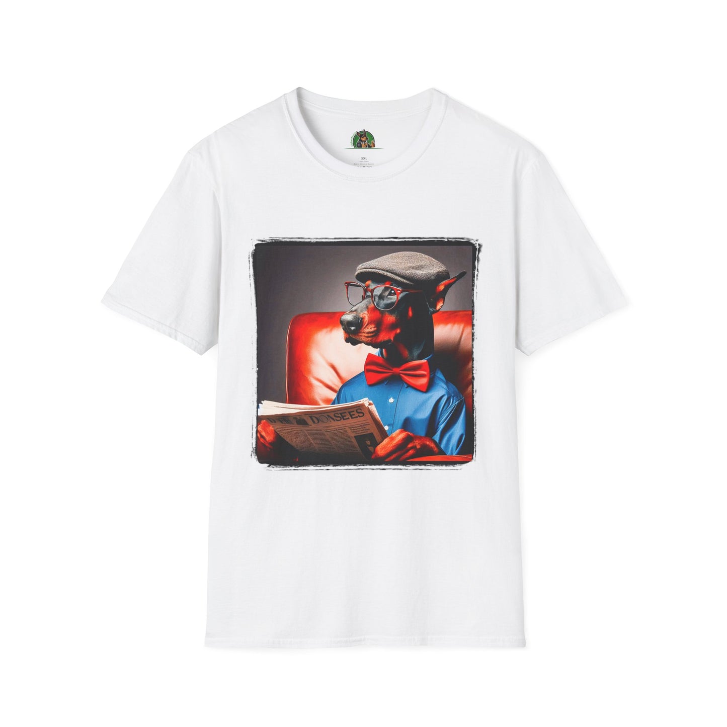 Doberman relax day t shirt T-Shirt Printify XS White