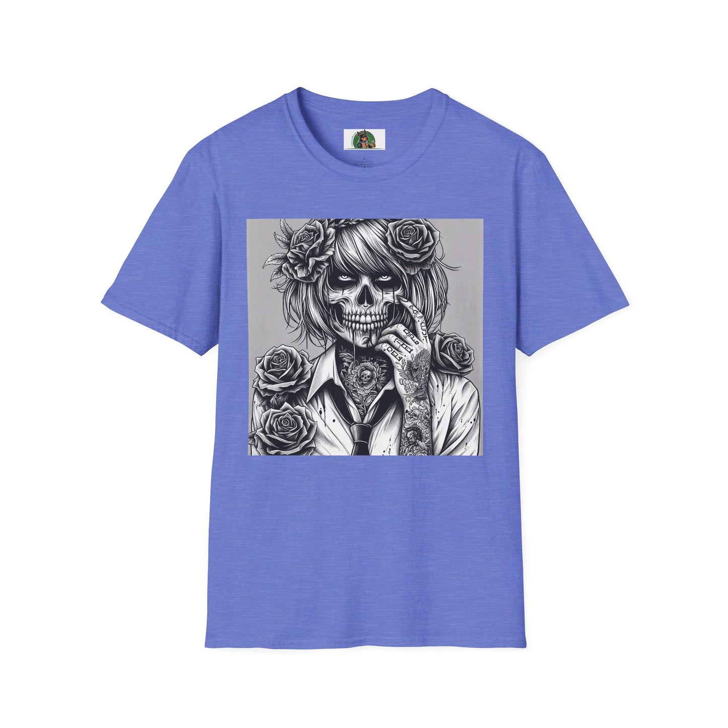 Zombie Girl T-Shirt Printify S Heather Royal