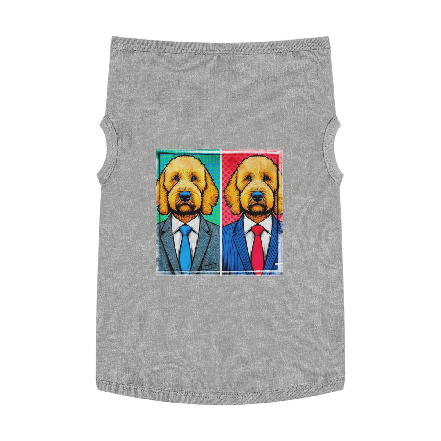 Pet Tank Golden Doodle business friends shirt Pets Printify XL Heather