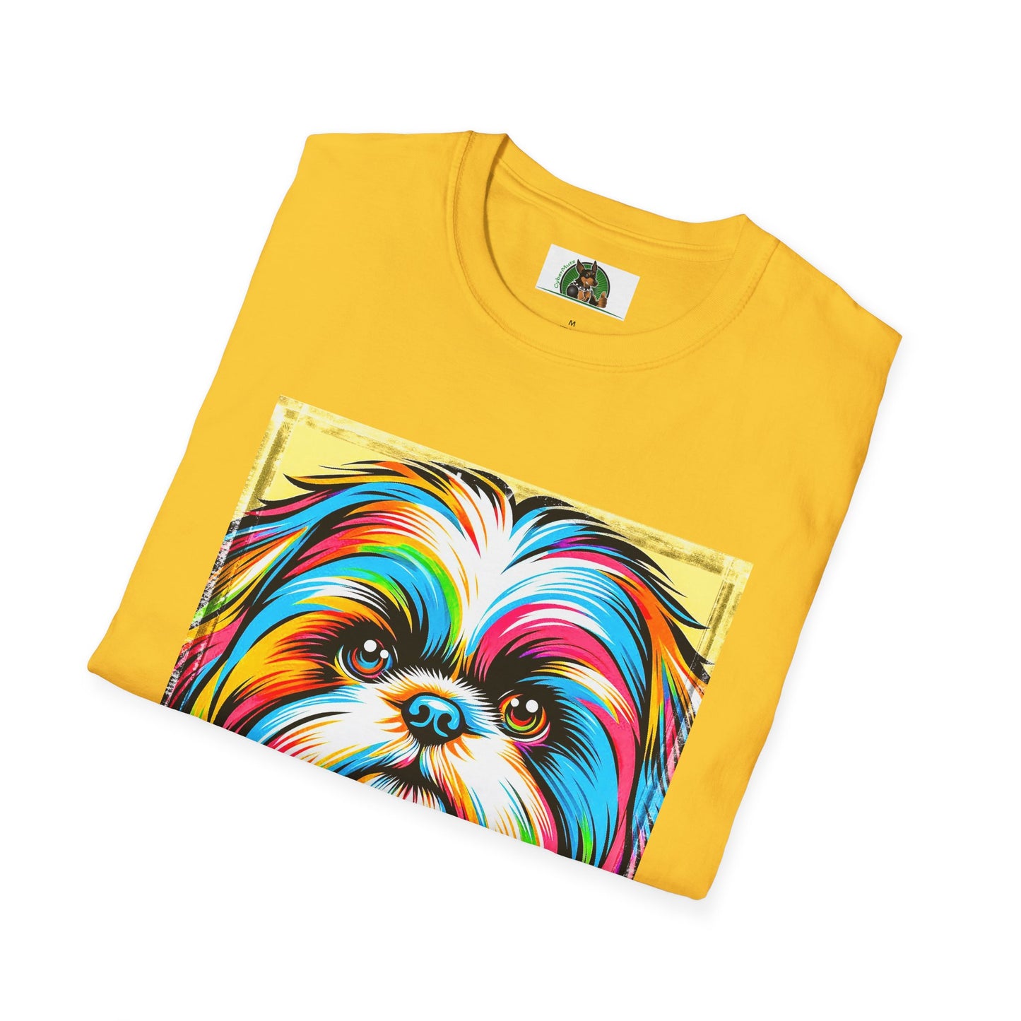 Shih Tzu colorful puppy shirt