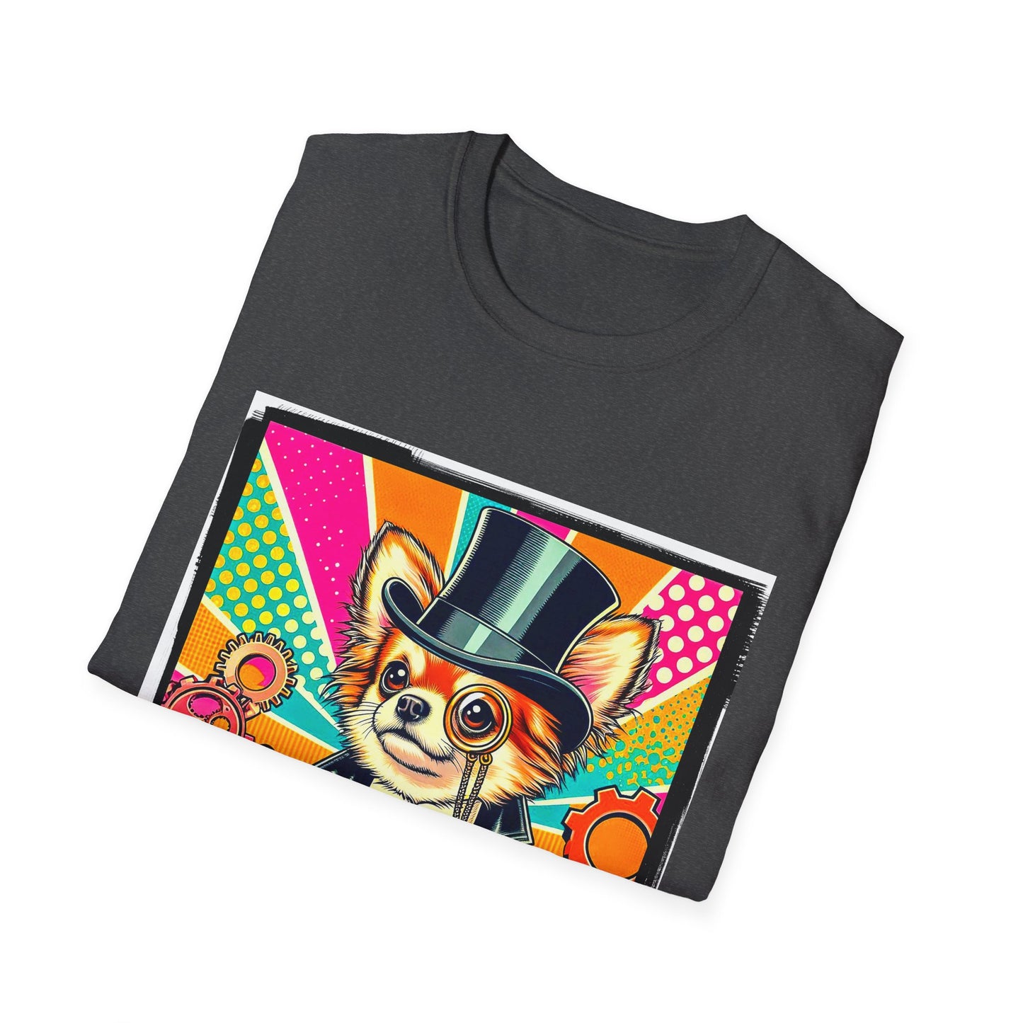 Chihuahua steampunk t shirt T-Shirt Printify