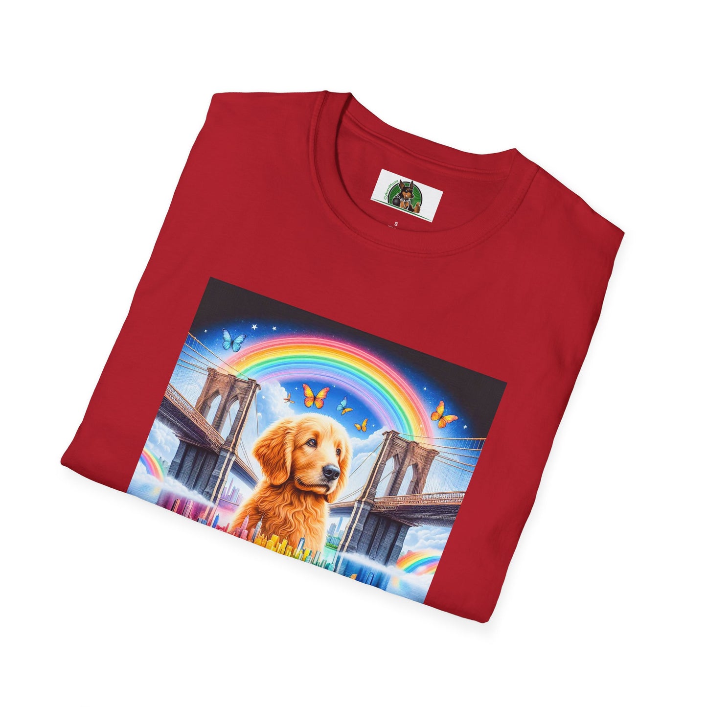 Golden Doodle rainbow shirt