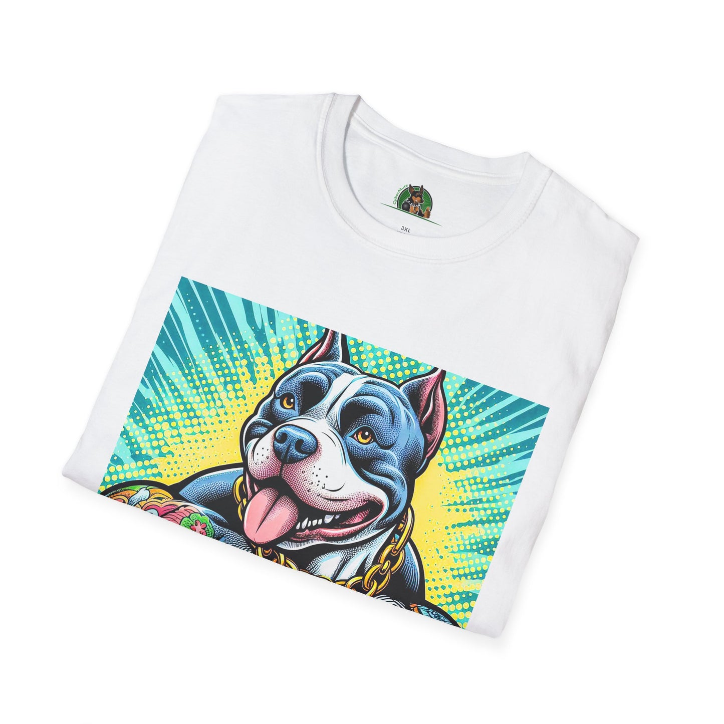 Pit Bull big muscles shirt T-Shirt Printify
