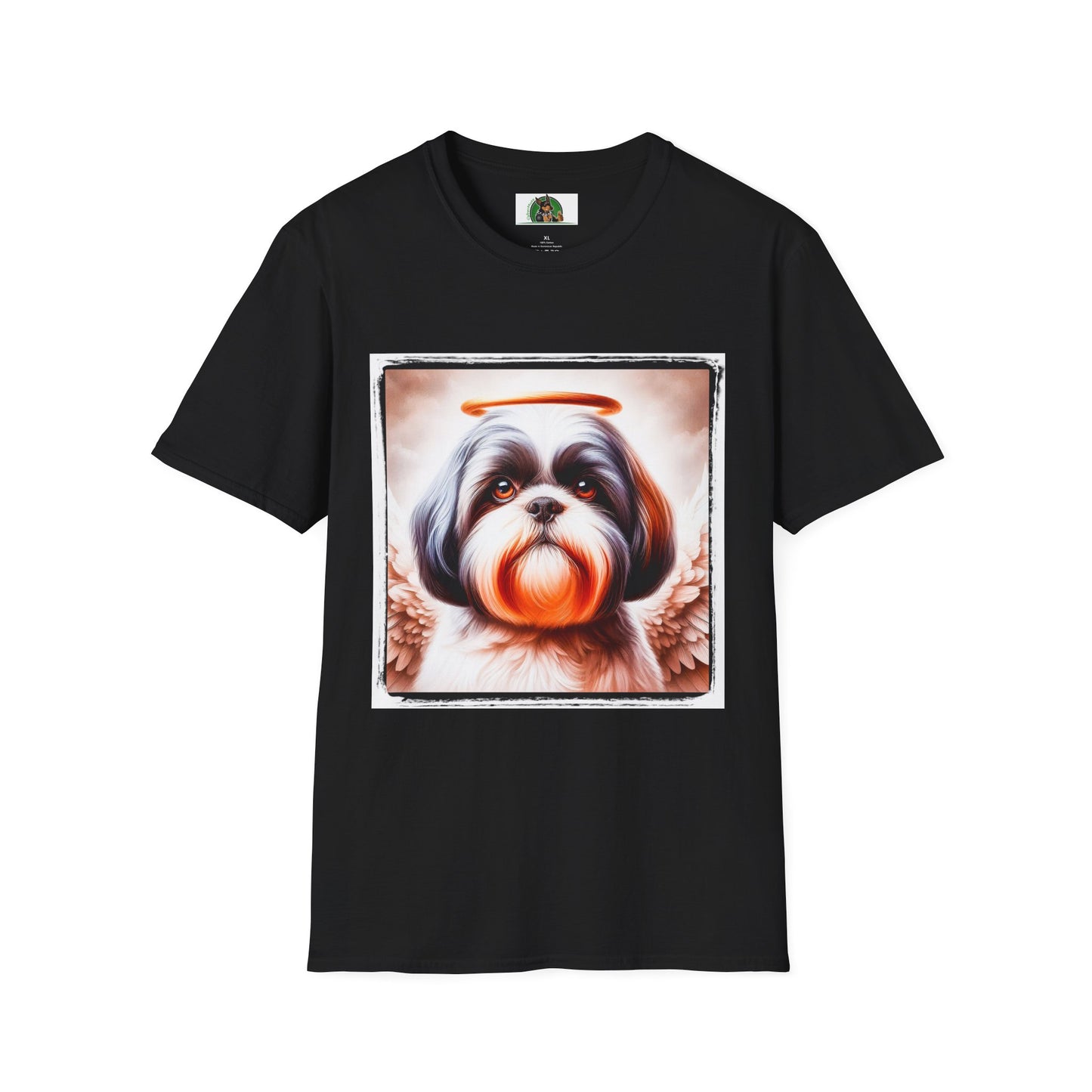 Shih Tzu angel shirt T-Shirt Printify XS Black