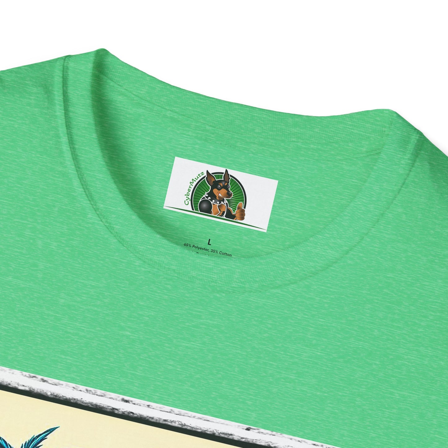 Bulldog Palm Springs t shirt T-Shirt Printify