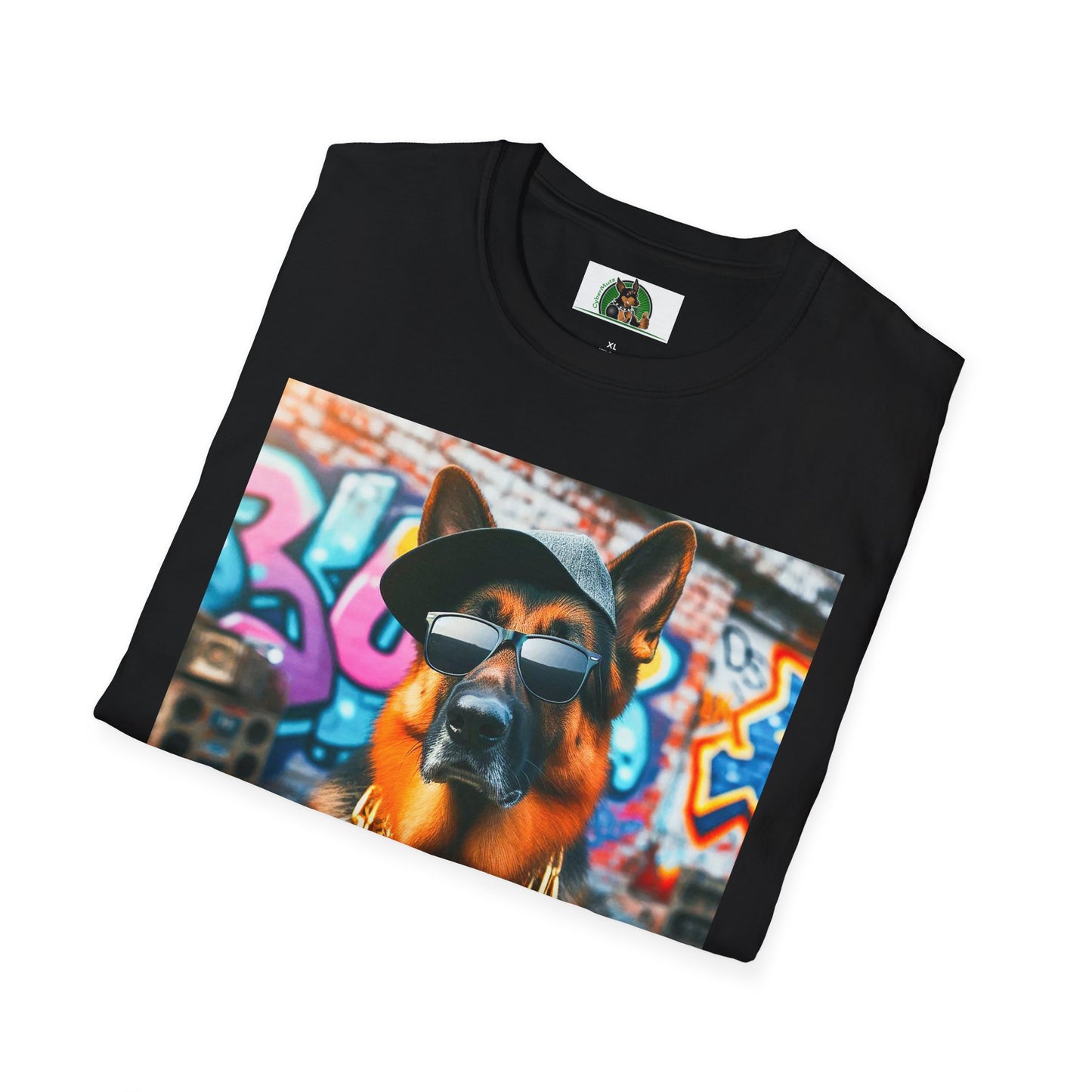 German Shepherd gangster shirt