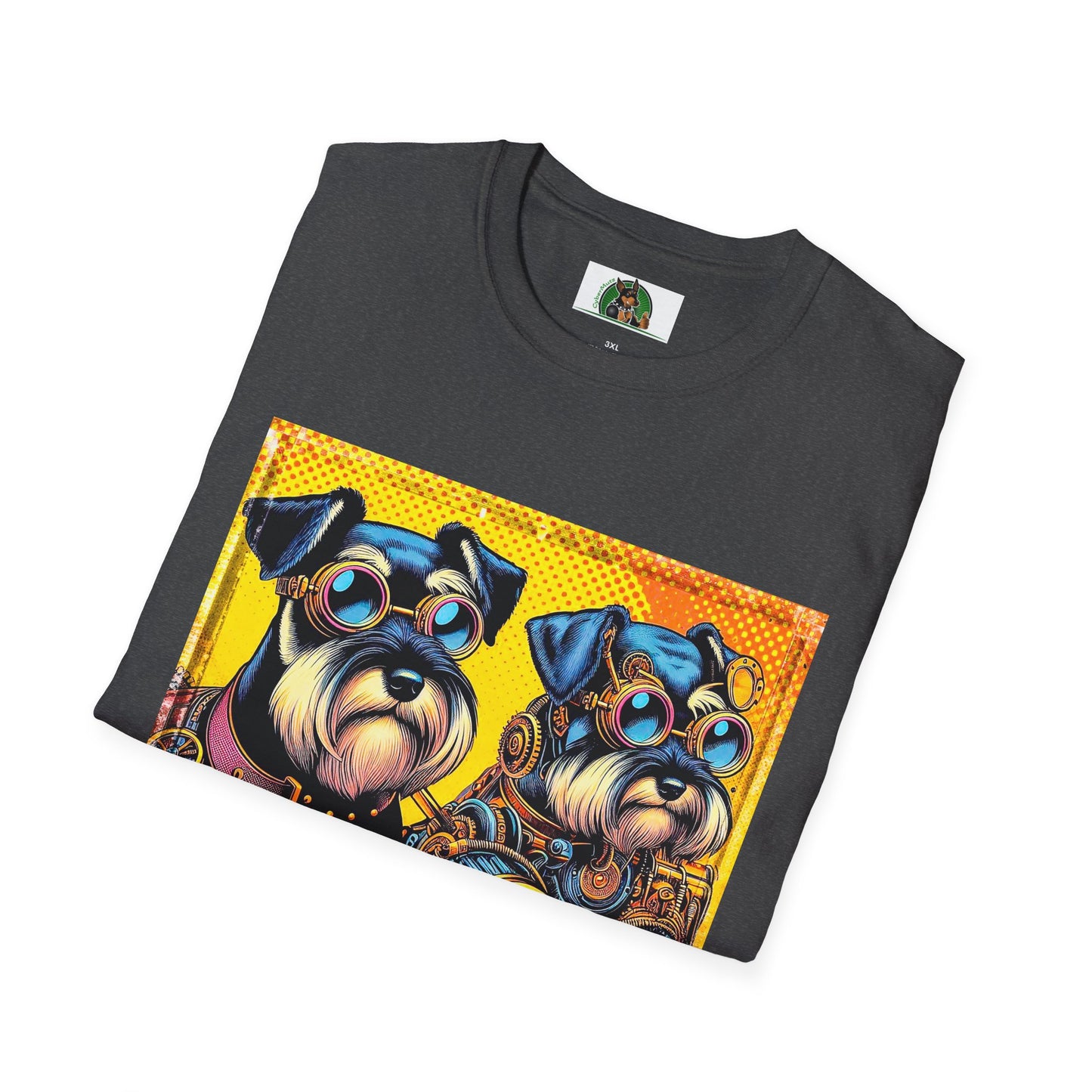 Miniature Schnauzer steam punk cuties shirt T-Shirt Printify