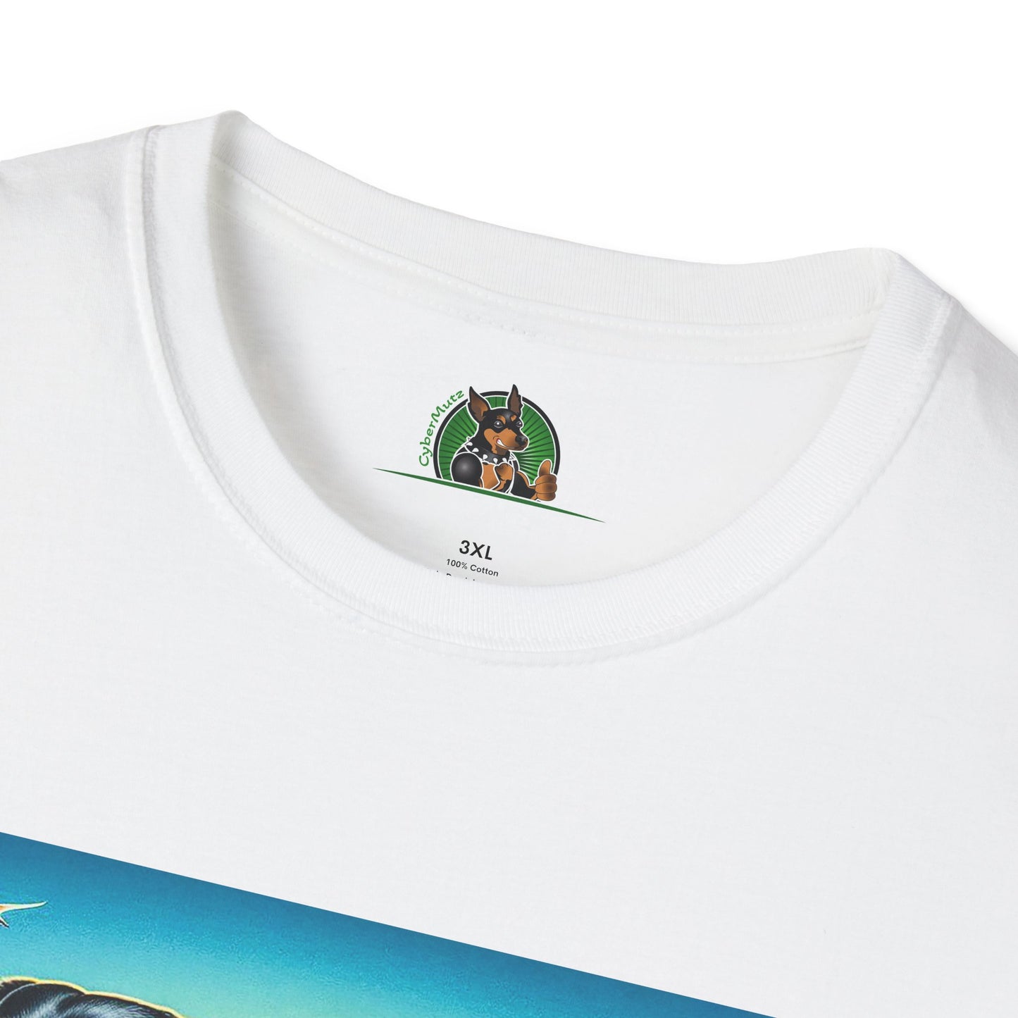 Dachshund car driving t shirt T-Shirt Printify