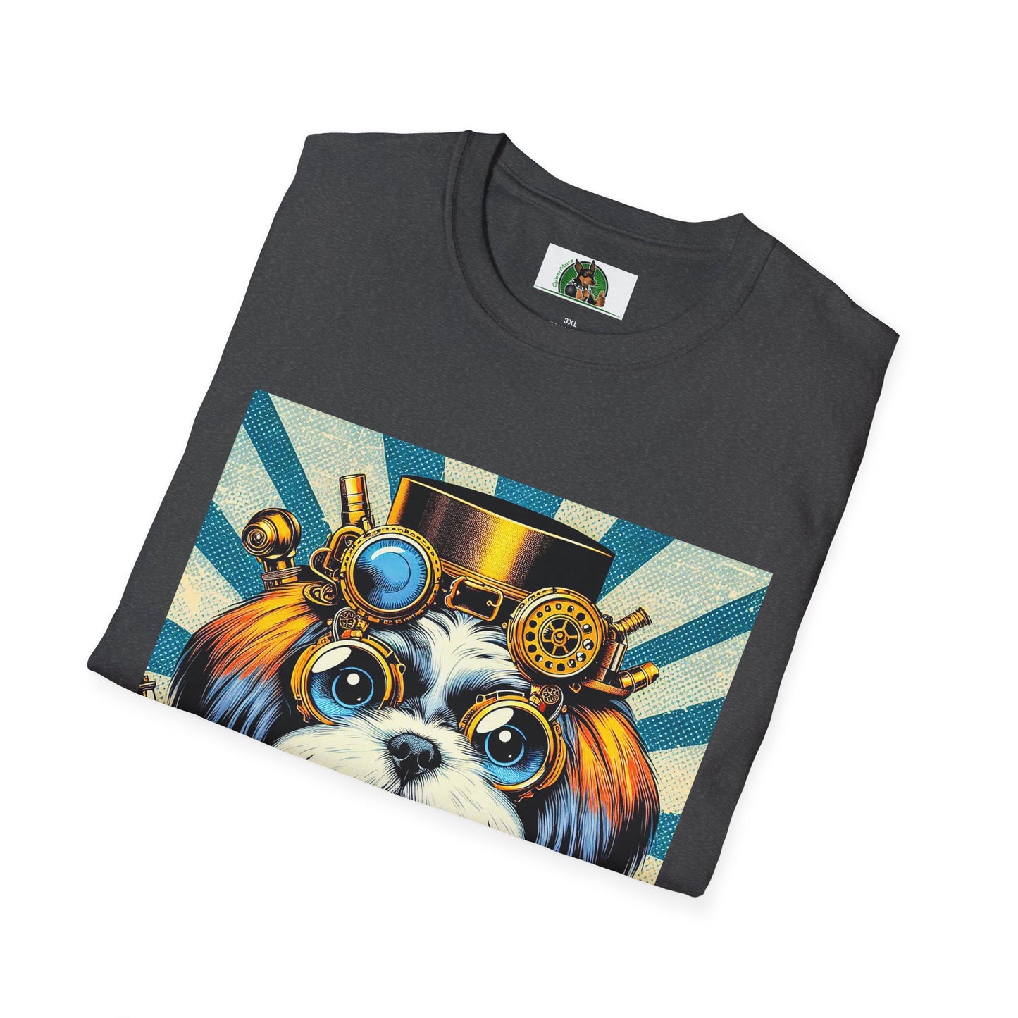 Shih Tzu steam punk shirt T-Shirt Printify