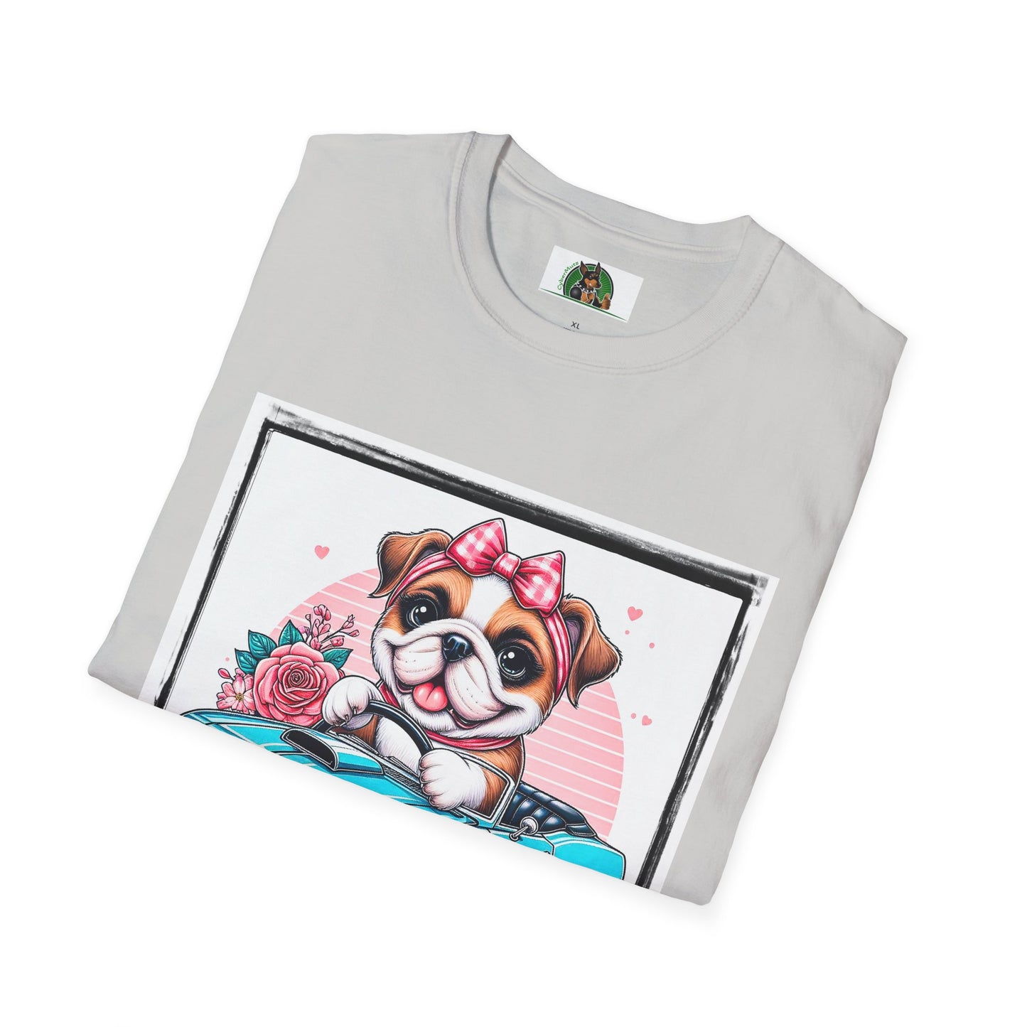 Wacky Bulldog baby driver t shirt