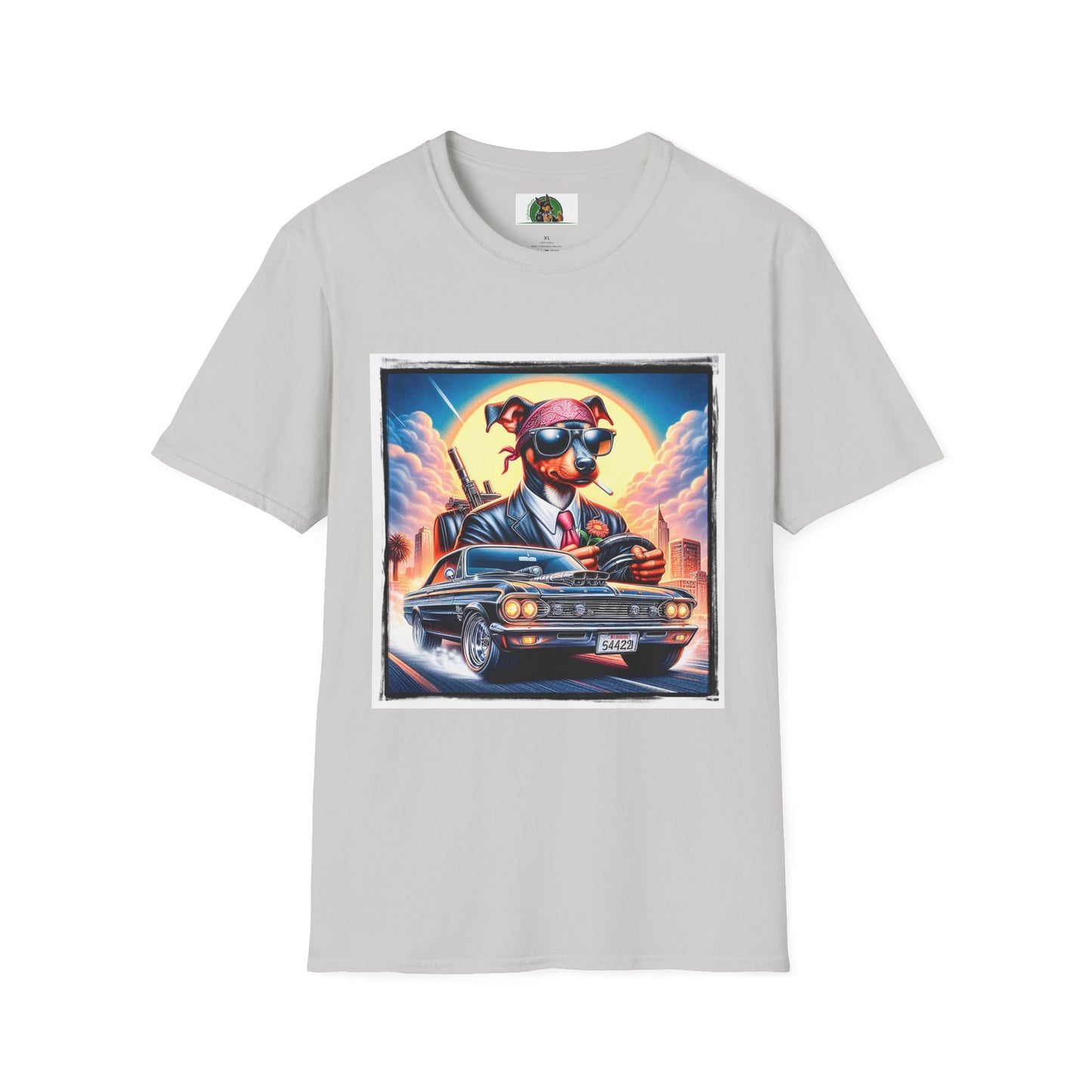 Wacky Min Pin T-Shirt T-Shirt Printify S Ice Grey