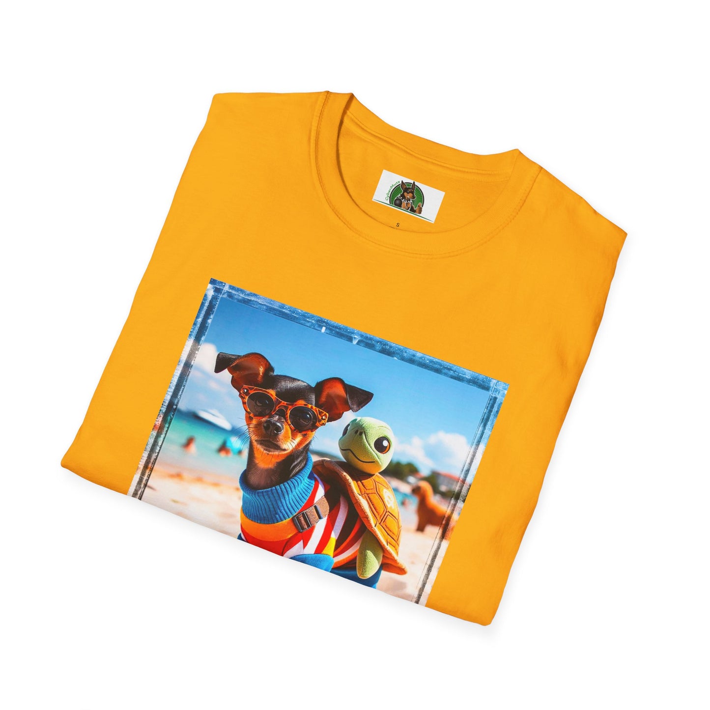 Min Pin T-Shirt beach day