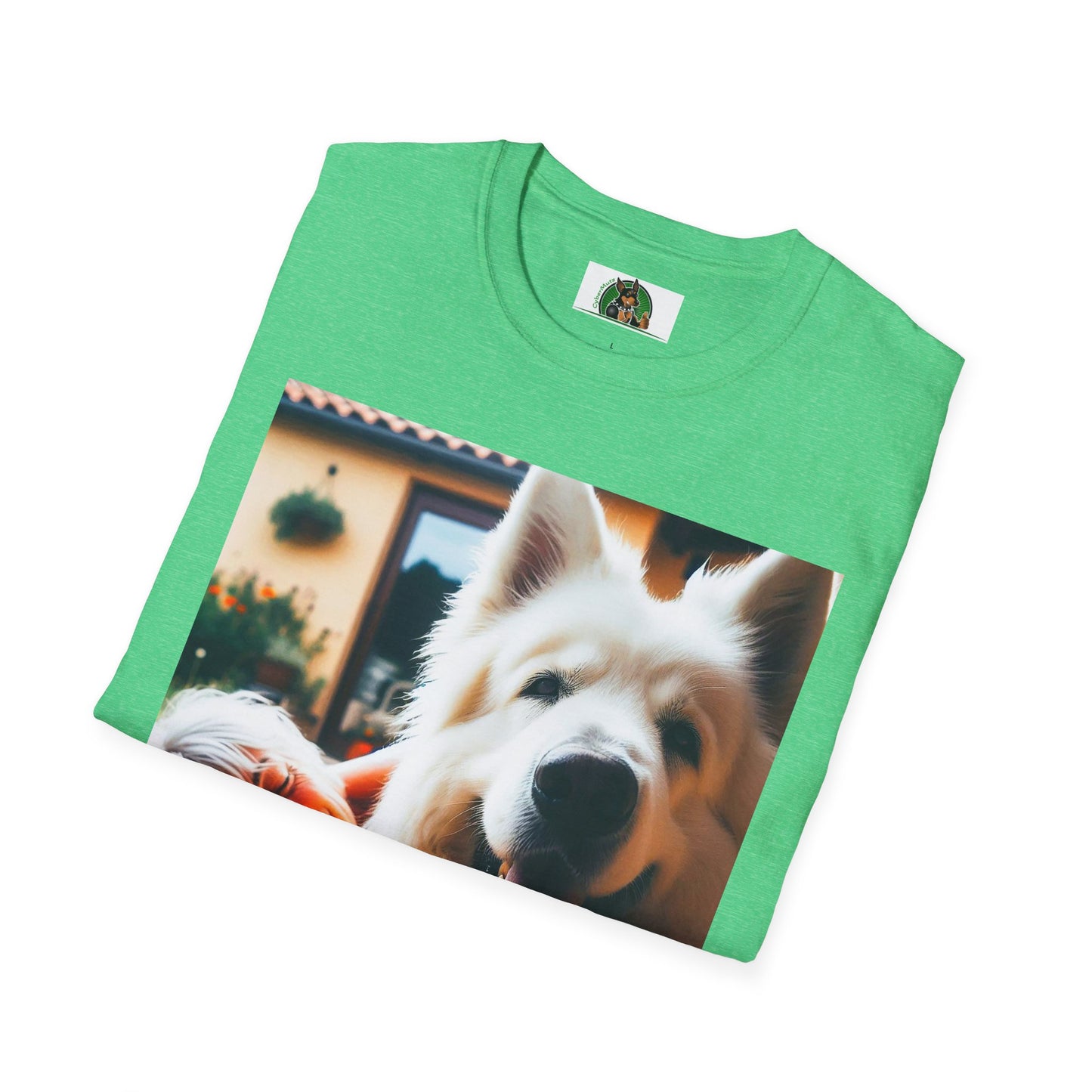 German Shepherd pretty fluffy boy shirt